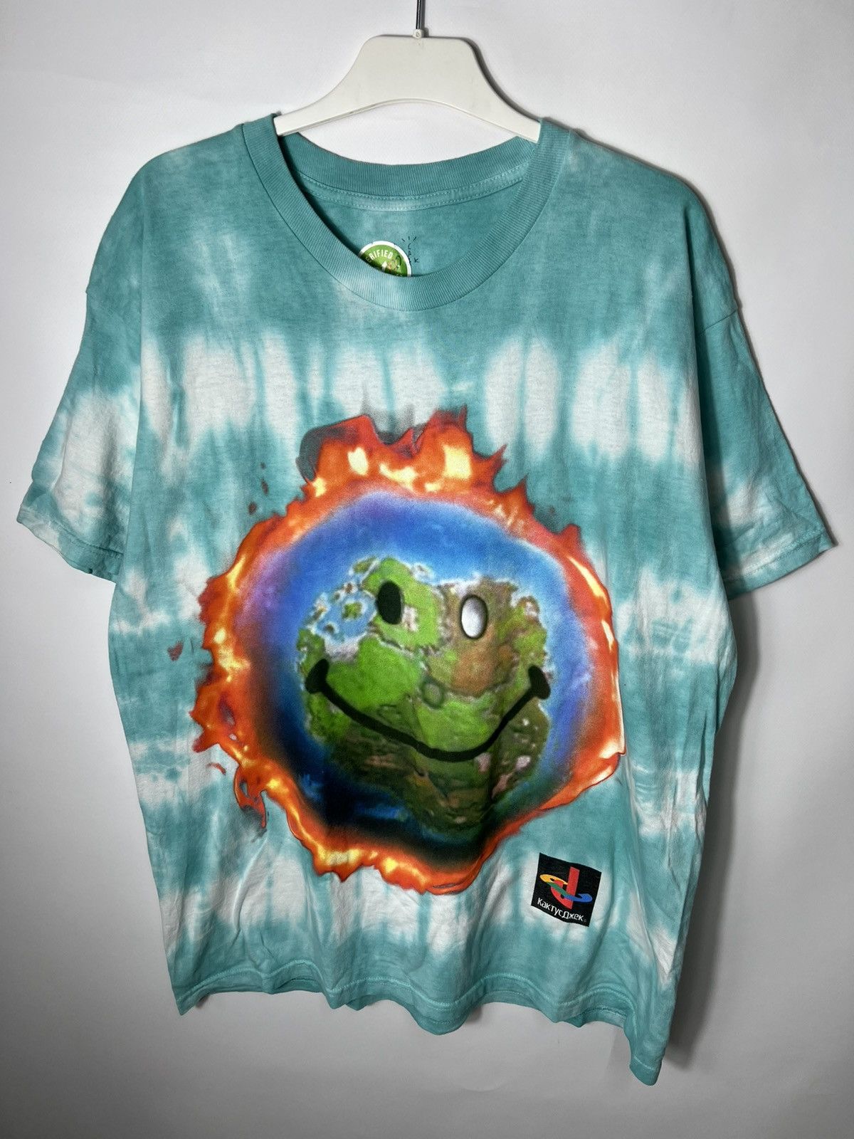 Playstation Cactus Jack Travis Scott Playstation Tai Dai T-Shirt Size US L / EU 52-54 / 3 - 1 Thumbnail