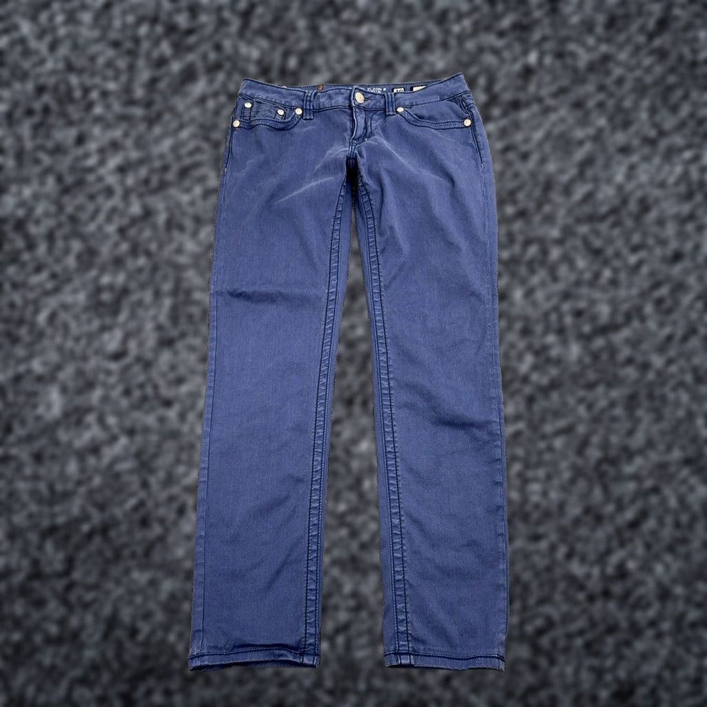 Miss Me Miss Me Jeans Womens 30 Cobalt Blue Embellished Pockets 5-Pocket Design Skinny Jeans Rock Western Womens Size 30" / US 8 / IT 44 - 1 Thumbnail