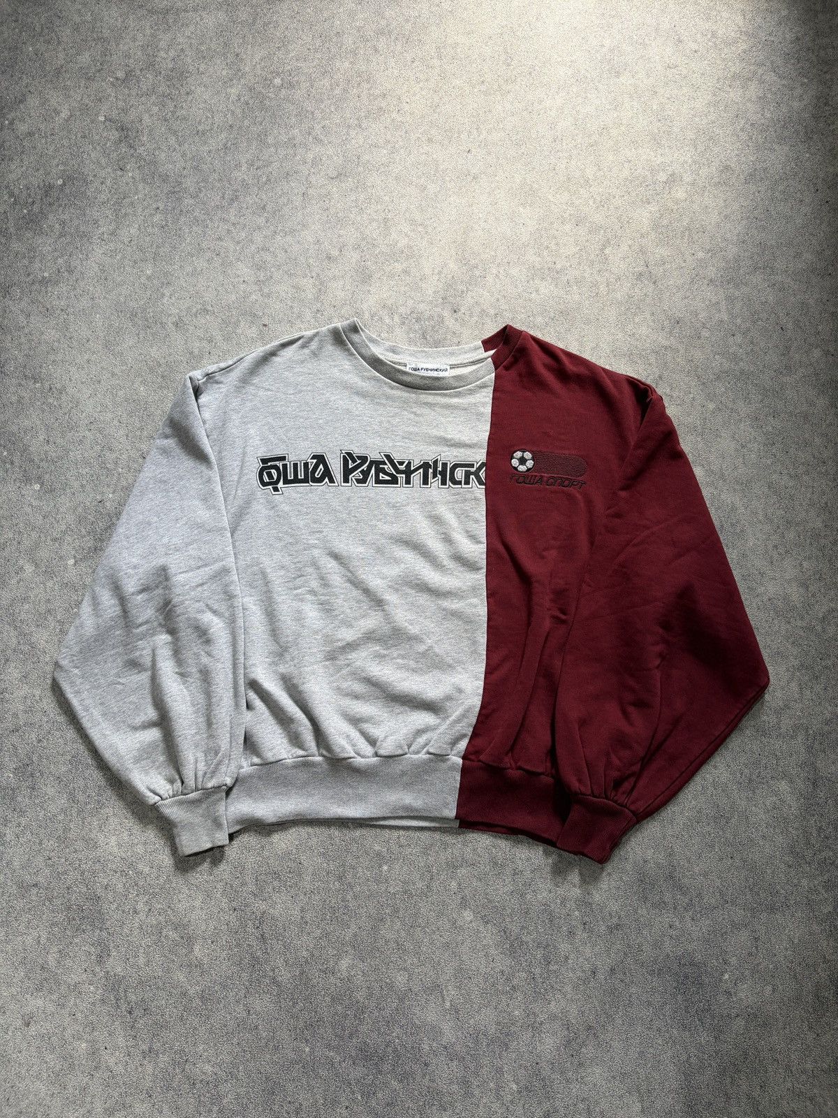 Gosha Rubchinskiy 2018 Gosha Rubchinskiy Split Crewneck Size US XS / EU 42 / 0 - 1 Thumbnail
