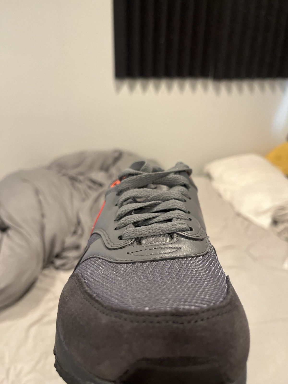 Nike Nike Air Max 1 FB Anthracite Team Orange Size US 7.5 / EU 40-41 - 7 Thumbnail