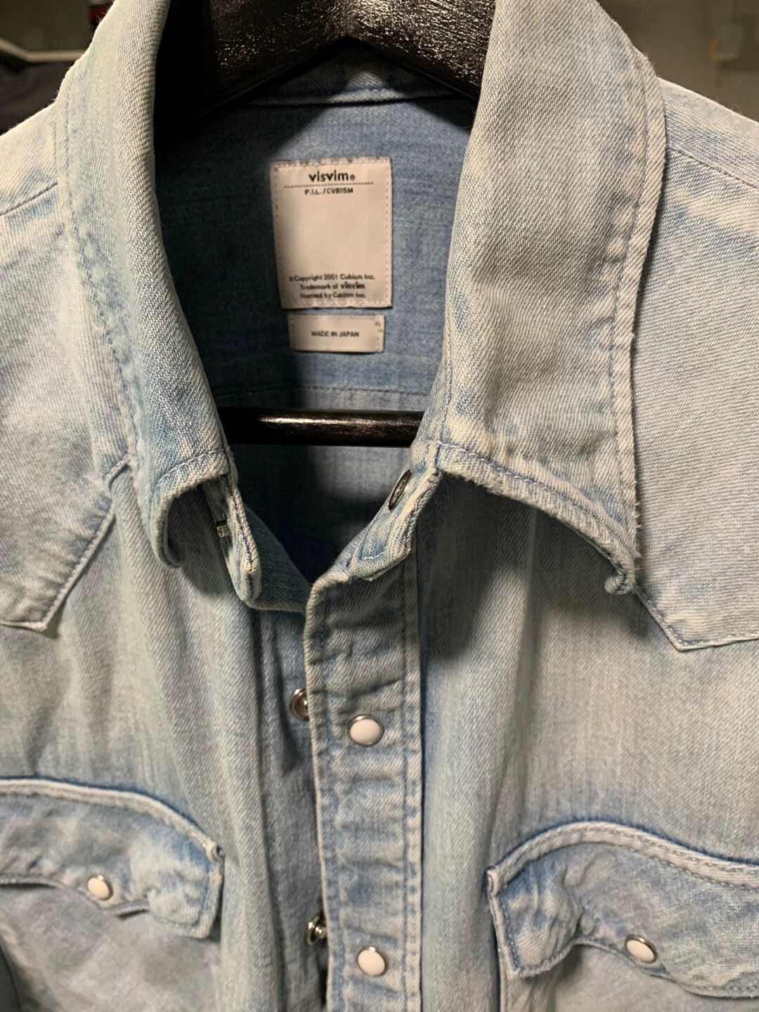 Visvim visvim denim shirt size 2 soft color Size US M / EU 48-50 / 2 - 2 Thumbnail