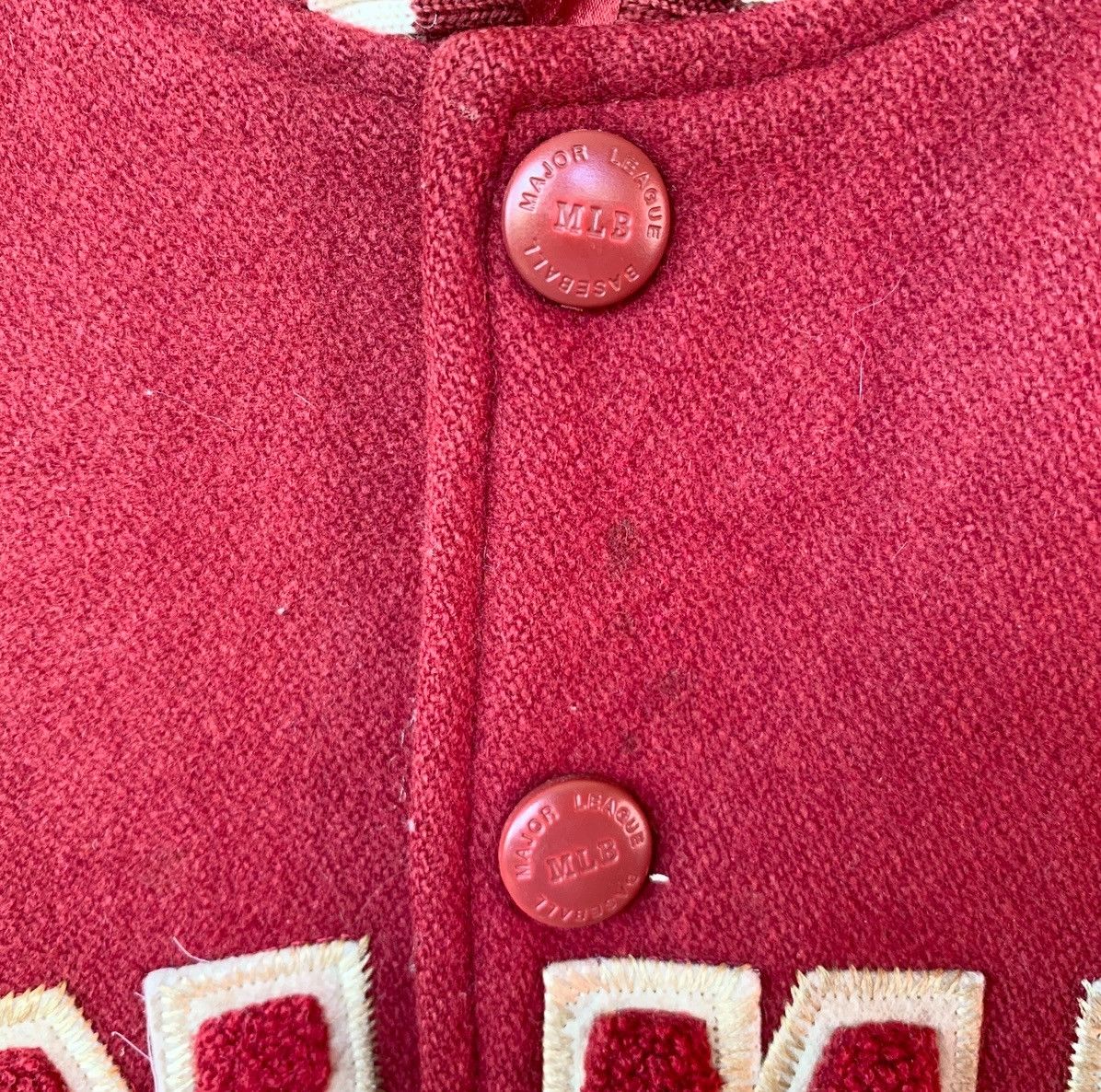 MLB Vintage 90s Yankees Wool Varsity Leather Jacket Embroidered Size US XL / EU 56 / 4 - 16 Thumbnail