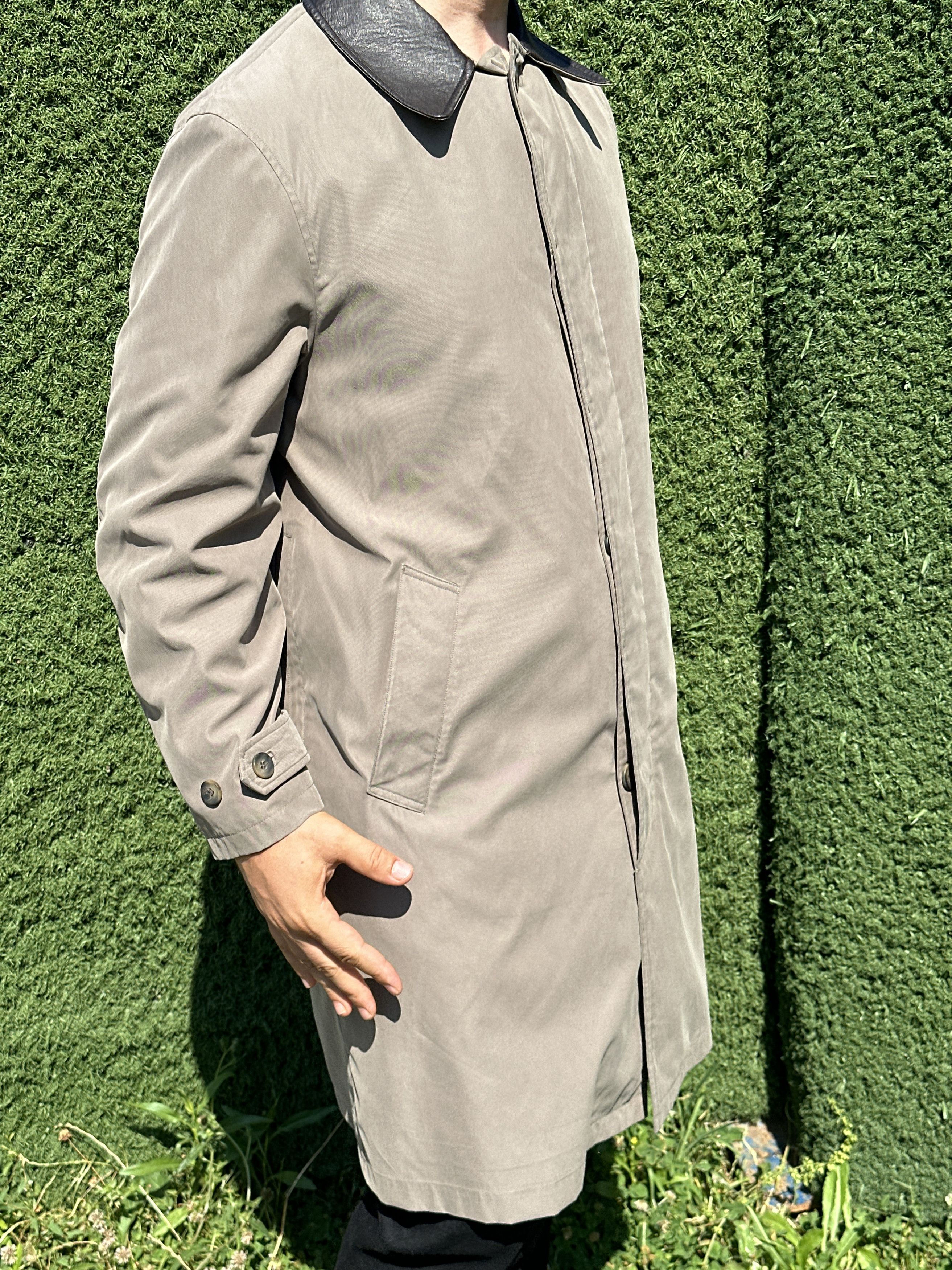 Ermenegildo Zegna Ermenegildo Zegna Prorsum Trench Coat Leather Long Size 48 M Size US M / EU 48-50 / 2 - 10 Thumbnail