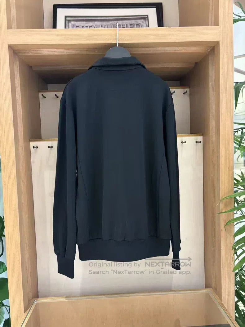 Valentino Valentino Men's black blend zip cardigan Size US M / EU 48-50 / 2 - 2 Thumbnail