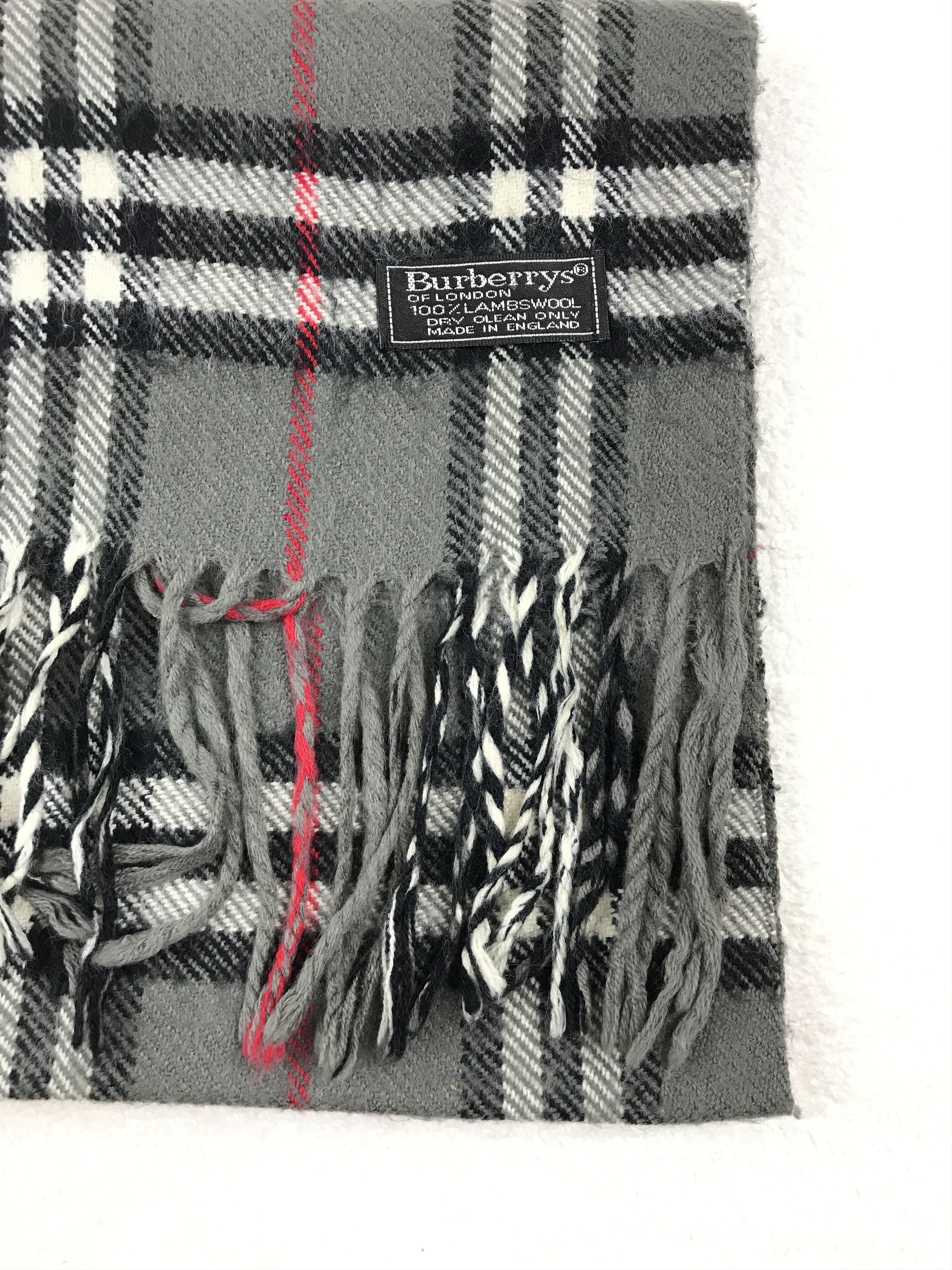Burberry Vintage Burberry Scarf Muffler Wool Cashmere Novacheck Size ONE SIZE - 3 Thumbnail