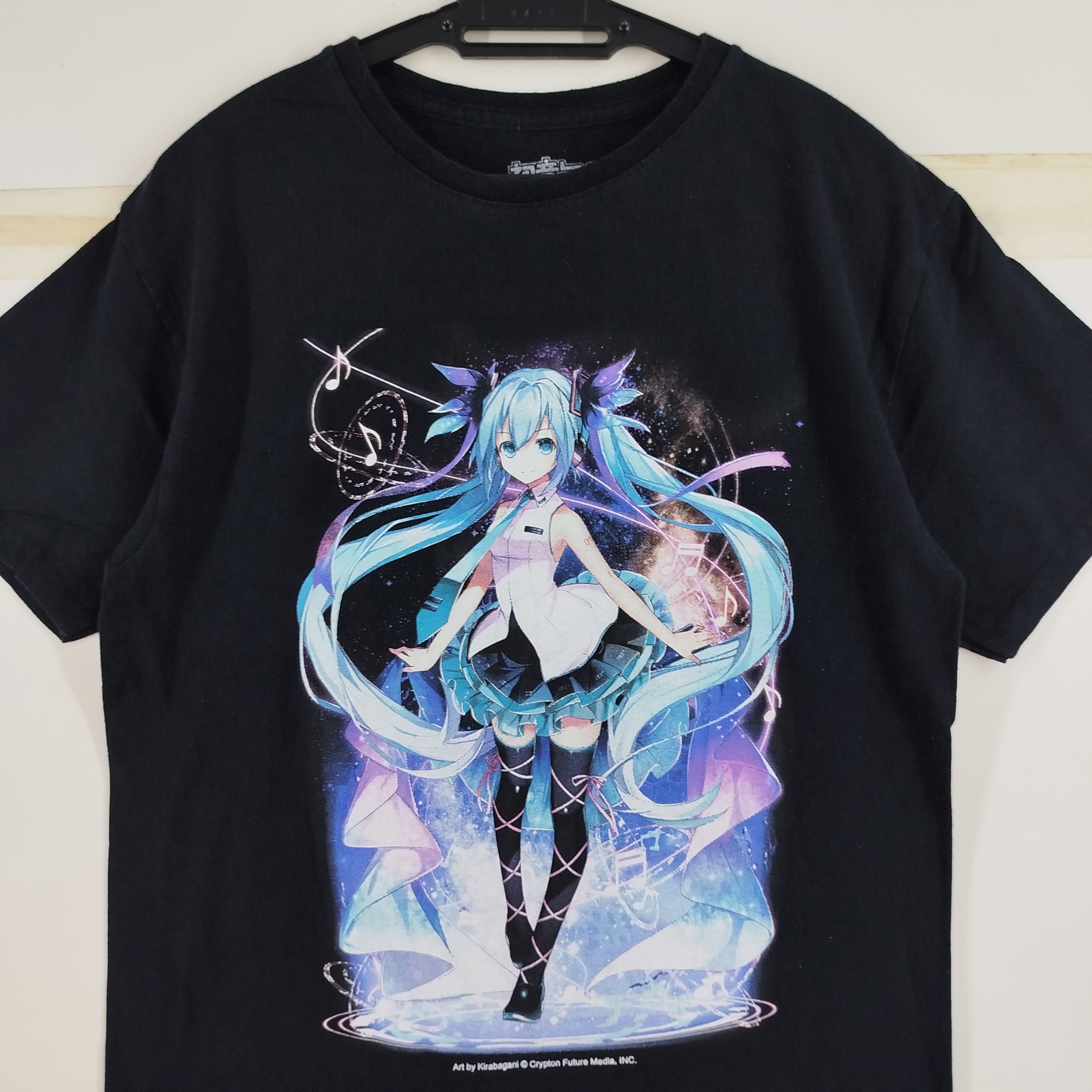 Japanese Brand Hatsune Miku Art By Kirabagani Cryton Future Media Big Print Size US M / EU 48-50 / 2 - 2 Thumbnail