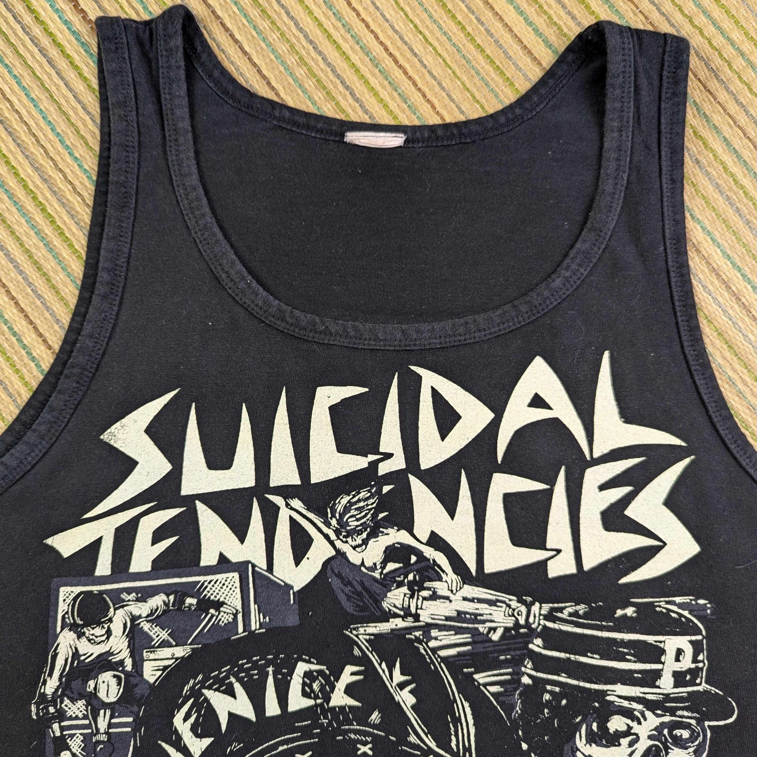 Band Tees × Vintage Vintage Suicidal Tendencies Zorlac Pushead Pepsi Tank Top Size US XL / EU 56 / 4 - 3 Thumbnail