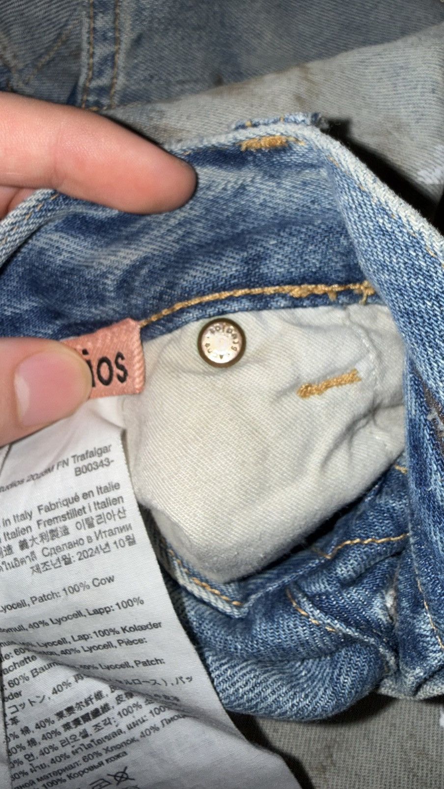 Acne Studios Acne 2023 splatter jeans Size US 30 / EU 46 - 4 Thumbnail