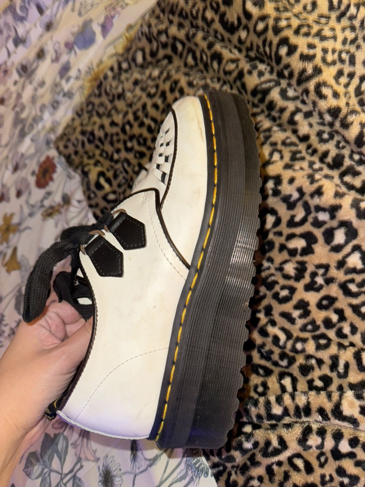 Dr. Martens White Dr. Marten loafers Size US 8.5 / IT 38.5 - 2 Thumbnail