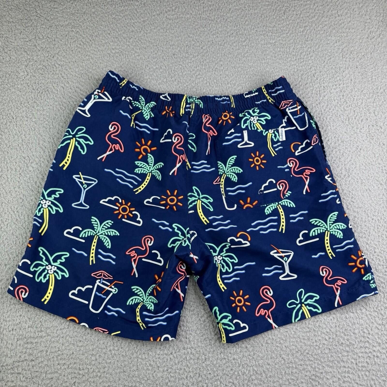 Chubbies Chubbies Neon Glades Swim Trunks Men's Large (32x7) Lined Size US 34 / EU 50 - 8 Thumbnail