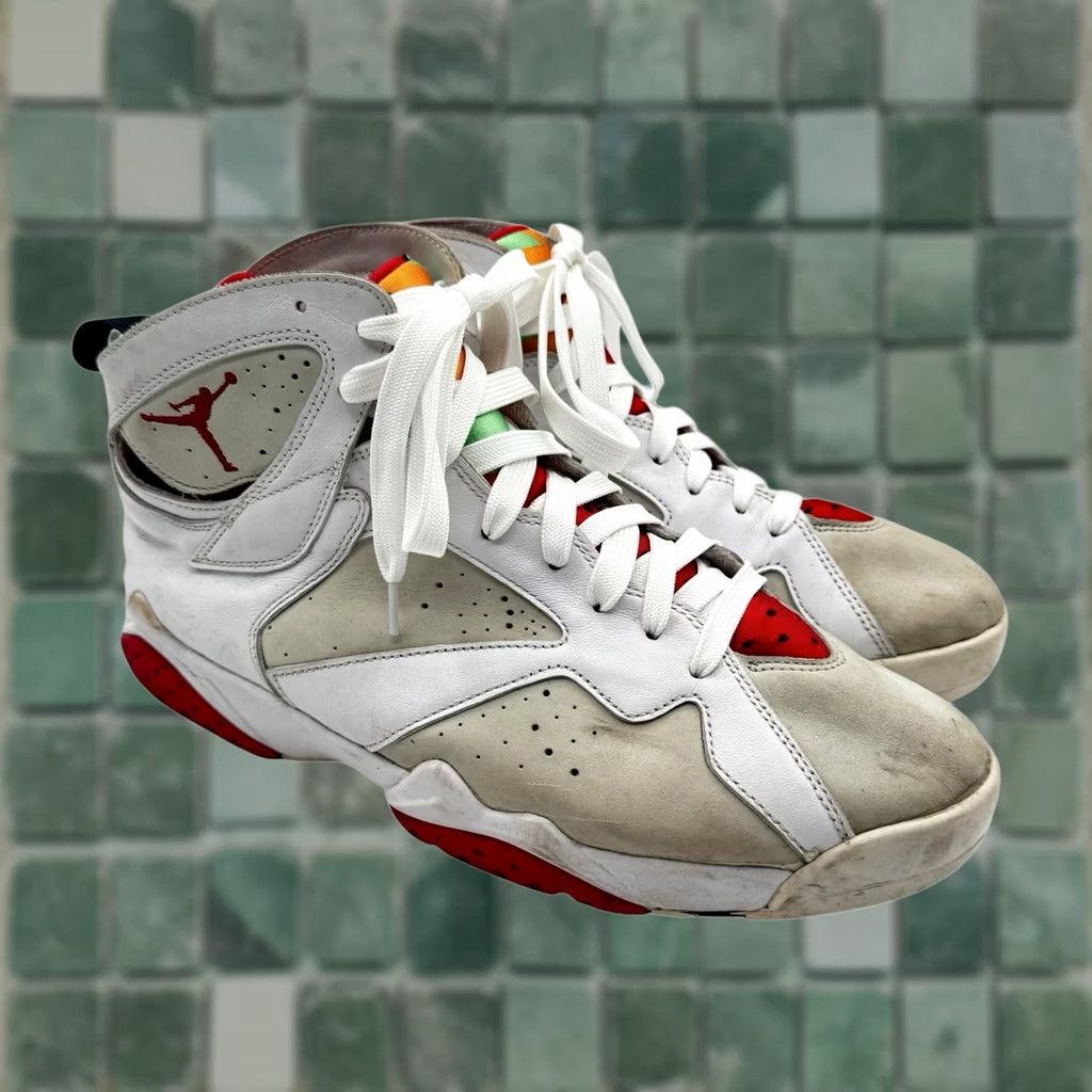 Nike Nike Air Jordan 7 Retro Hare 2015 Sneaker Men Size 10 White Retro Hairstyle 304775-125 Size US 10 / EU 43 - 1 Thumbnail