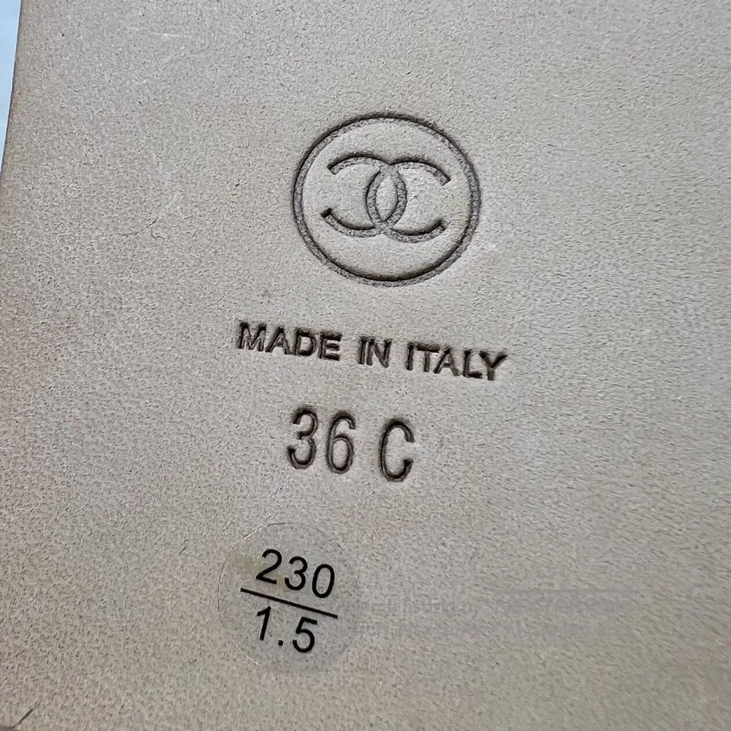 Chanel Chanel Nude-colored leather shoes with black details – Der Size US 5.5 / IT 35.5 - 8 Thumbnail