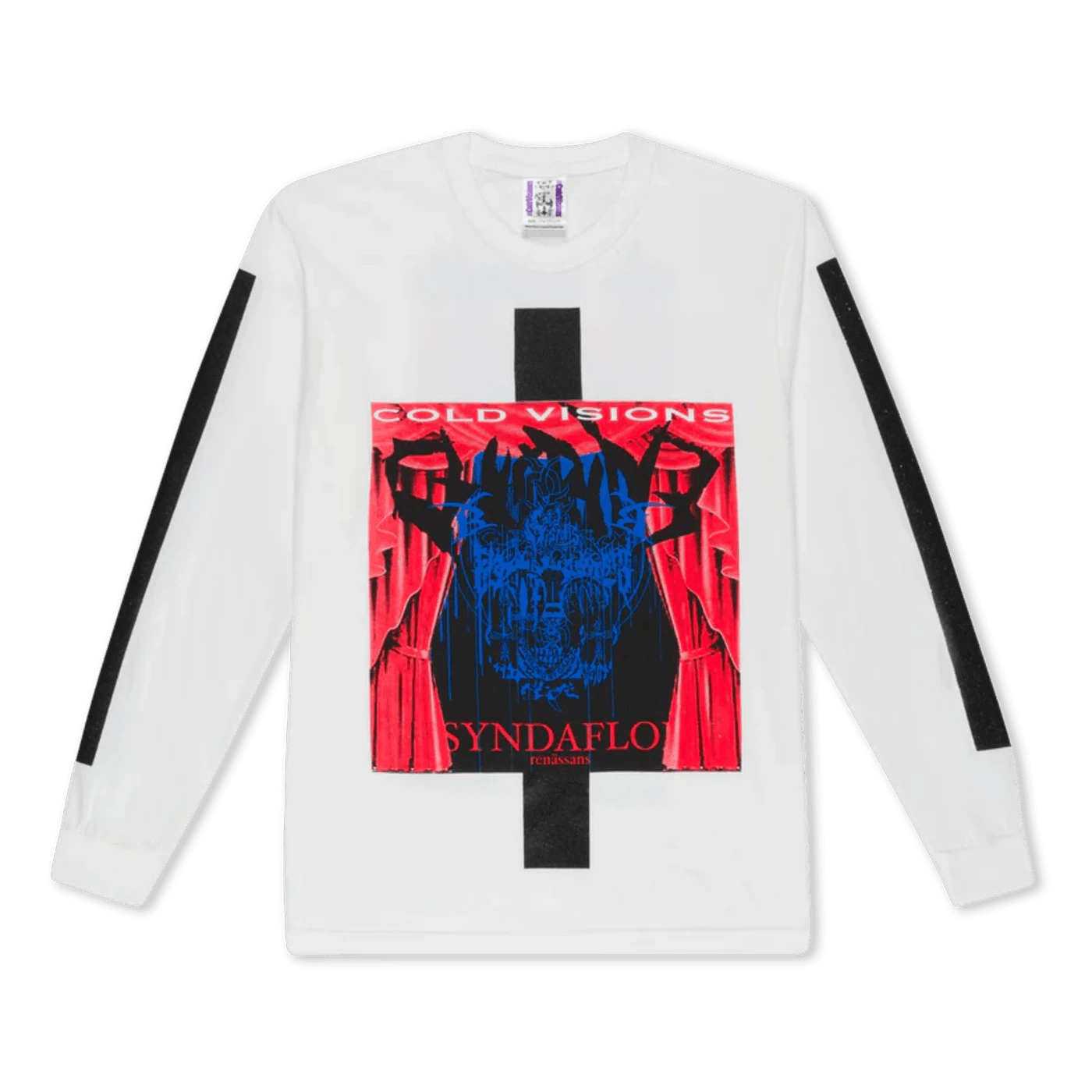 Drain Gang Bladee Syndaflod White Long Sleeve Size US S / EU 44-46 / 1 - 1 Thumbnail