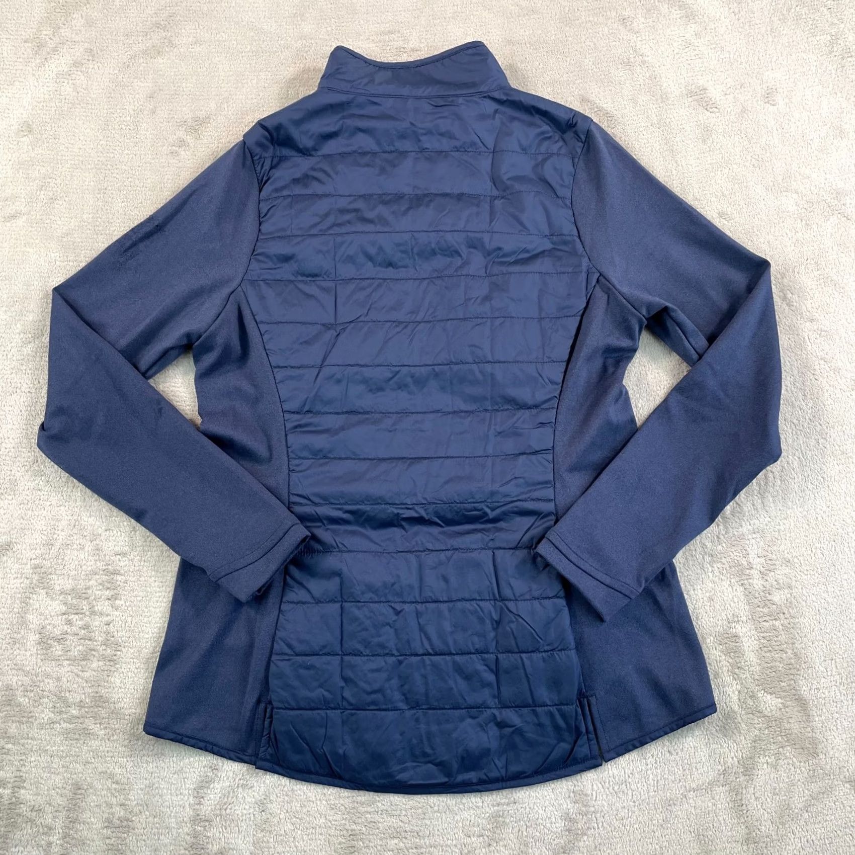 Peter Millar Peter Millar Merge Hybrid Performance Golf Puffer Jacket Women Small Navy Zip Up Size S / US 4 / IT 40 - 7 Thumbnail