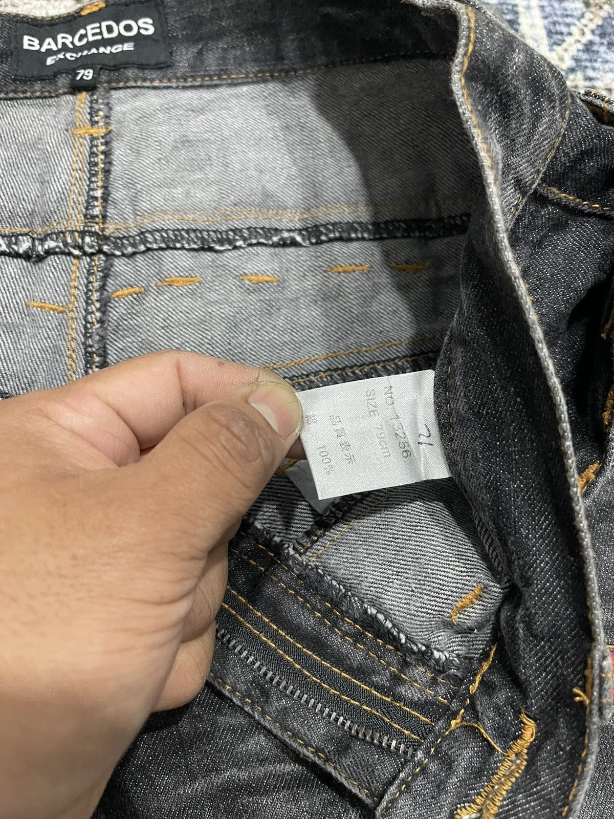 If Six Was Nine × Vintage Vintage BARCEDOS Exchange 3/4 Cropped Acid Wash Denim Pants Size US 32 / EU 48 - 13 Thumbnail