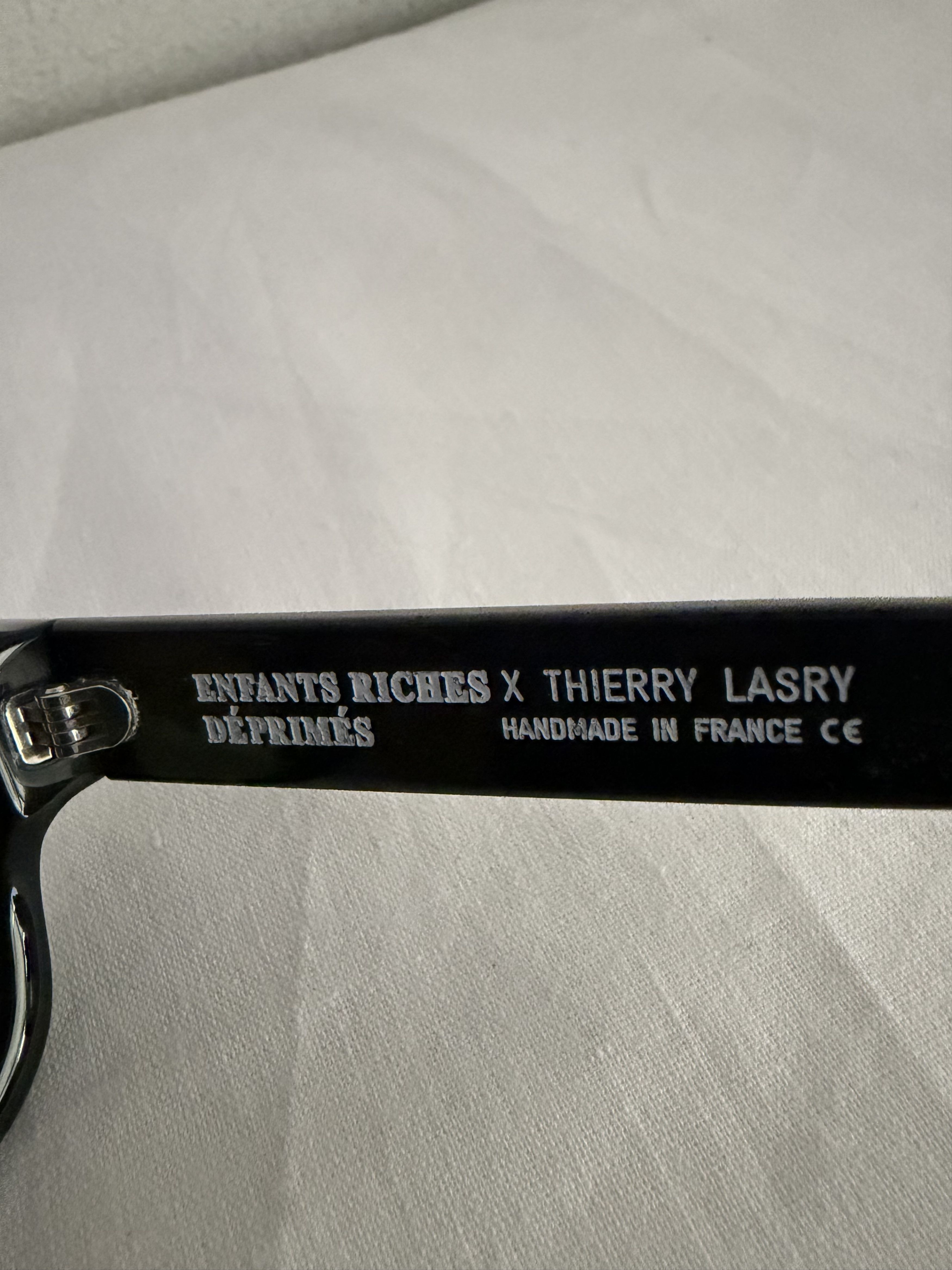 Enfants Riches Deprimes × Thierry Lasry The Isolar - 101 Chunky Black Acetate Yellow Sunglasses Size ONE SIZE - 9 Thumbnail