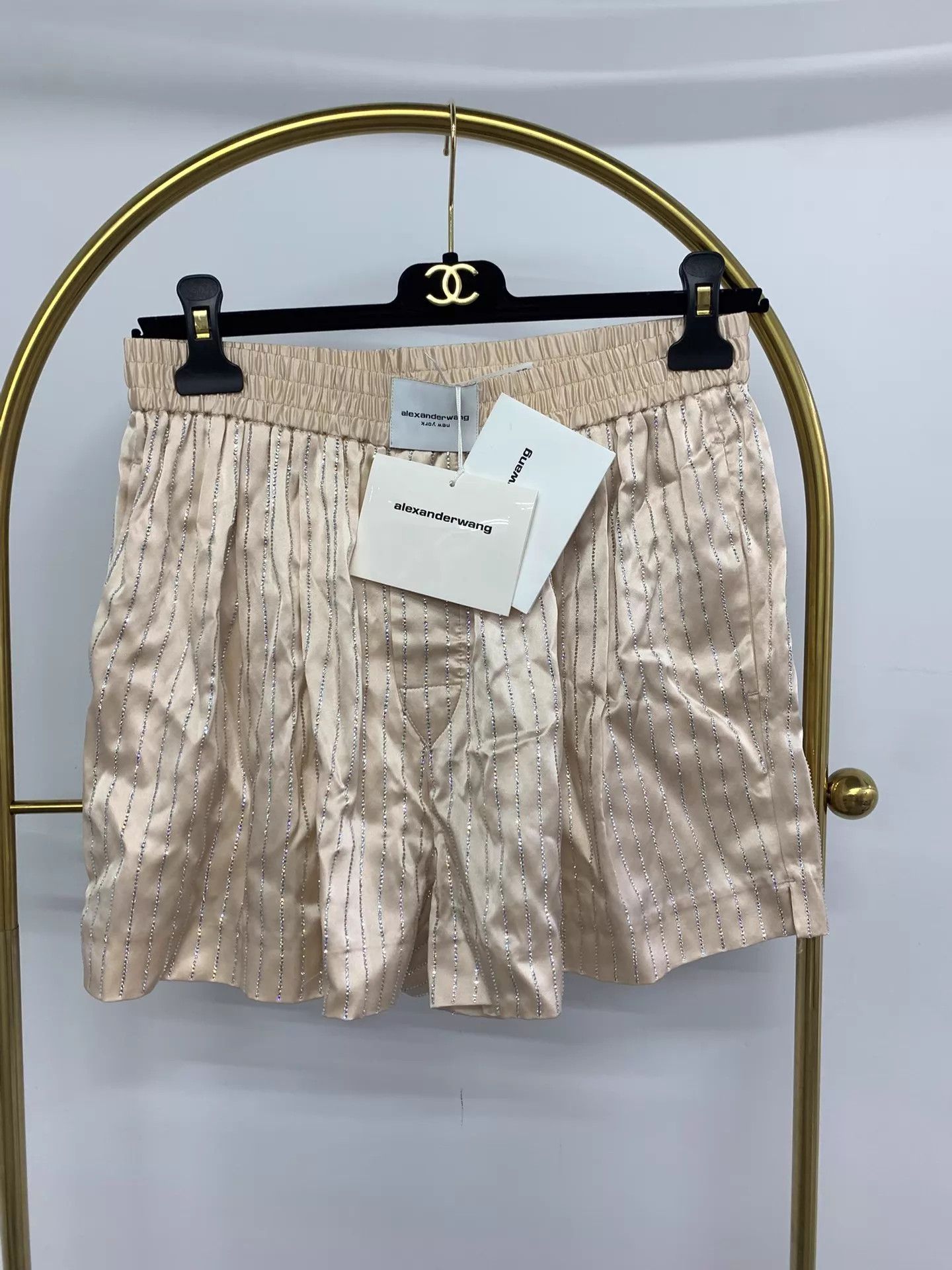 Alexander Wang Alexander Wang Pave Silk Shorts Size S Size 26" / US 2 / IT 38 - 1 Thumbnail