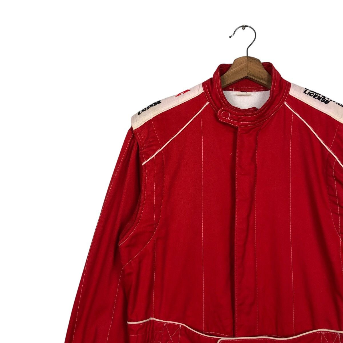 Japanese Brand 📌Vintage Coverall Racing Competition License A Racing Wear Size US 36 / EU 52 - 8 Thumbnail
