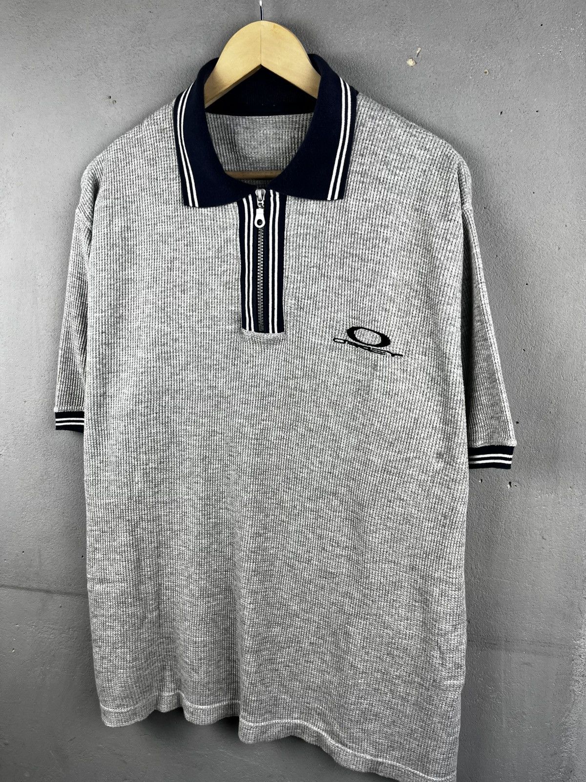 Oakley Oakley polo zip shirt vintage 90s Size US XL / EU 56 / 4 - 4 Thumbnail