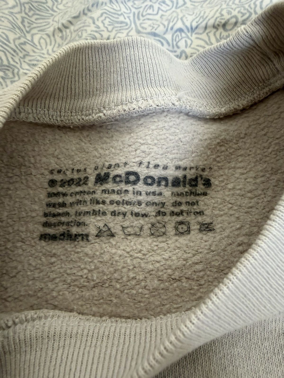 Cactus Plant Flea Market CPFM x Mcdonalds Sweatshirt Size US M / EU 48-50 / 2 - 5 Thumbnail