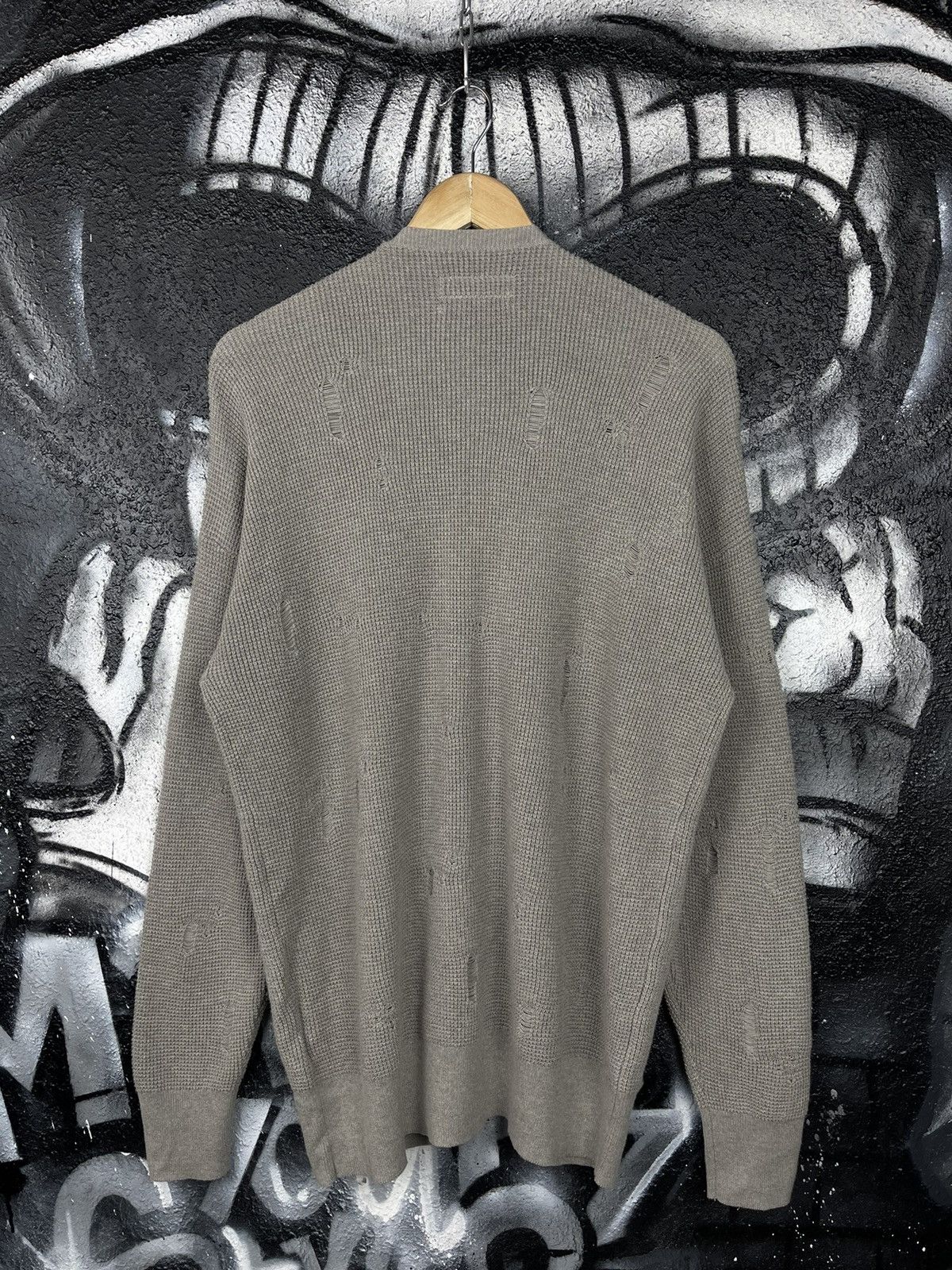 Allsaints Allsaints Forram Cardigan Distressed Full Zip Sweater Men’s Size US M / EU 48-50 / 2 - 6 Thumbnail