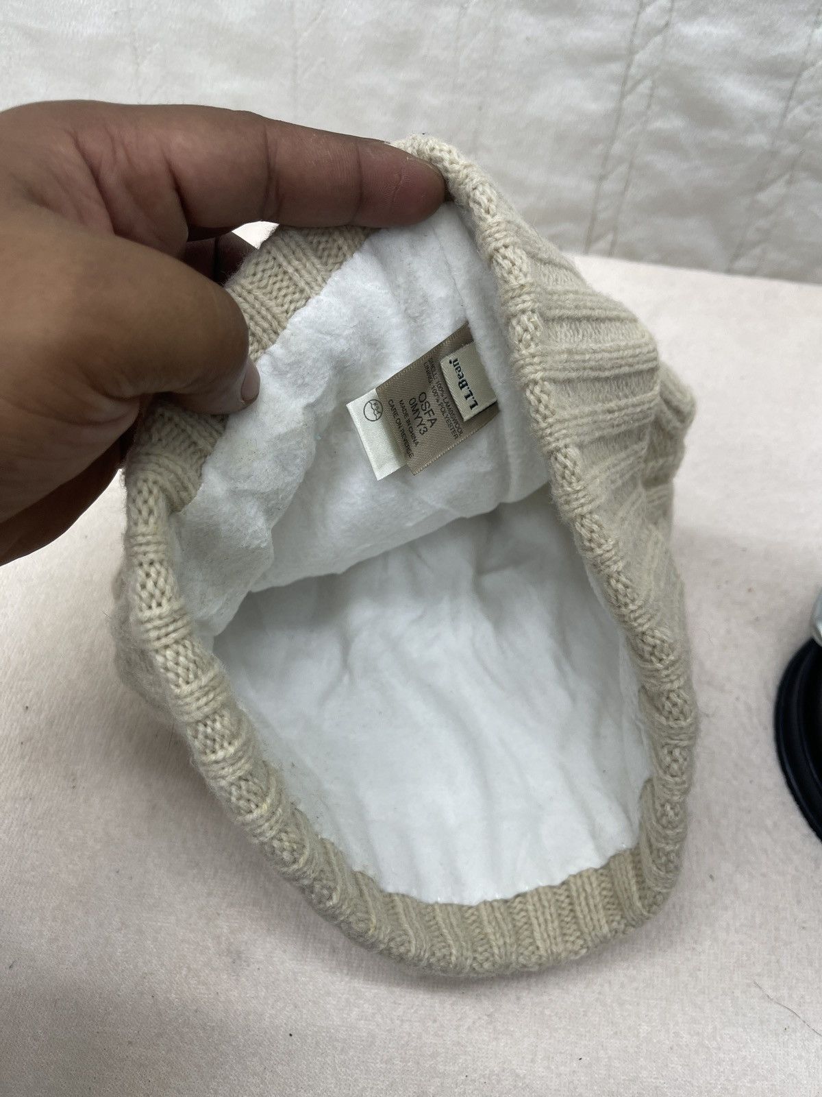 Japanese Brand × L.L. Bean × Vintage L.L BEAN FISHERMAN KNIT BEANIE Size ONE SIZE - 4 Thumbnail