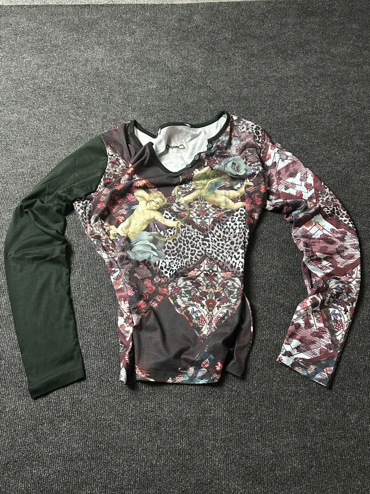 Other 🚨Desigual Womens Mesh Jacket Face JPG Style Rare Old Money Size L / US 10 / IT 46 - 1 Thumbnail