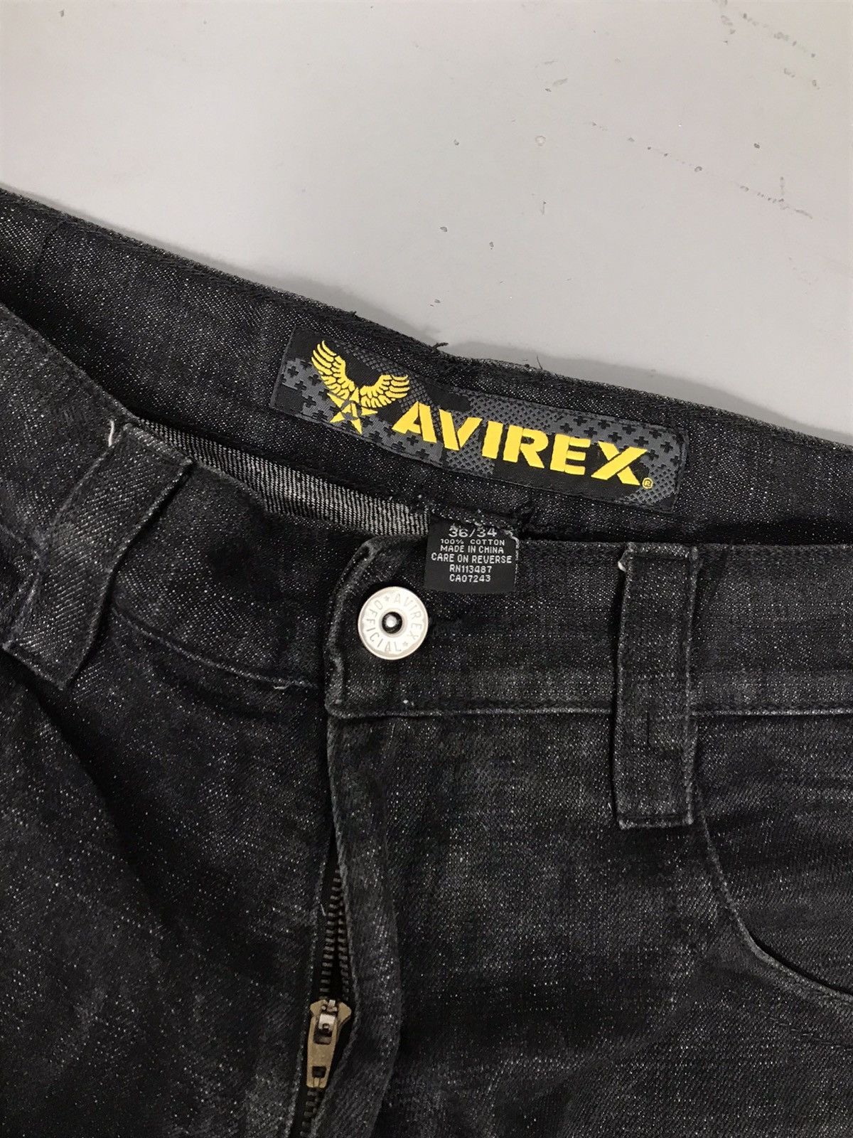Avirex Vintage Avirex shadow dragon 🐉 print denim Size US 36 / EU 52 - 6 Thumbnail