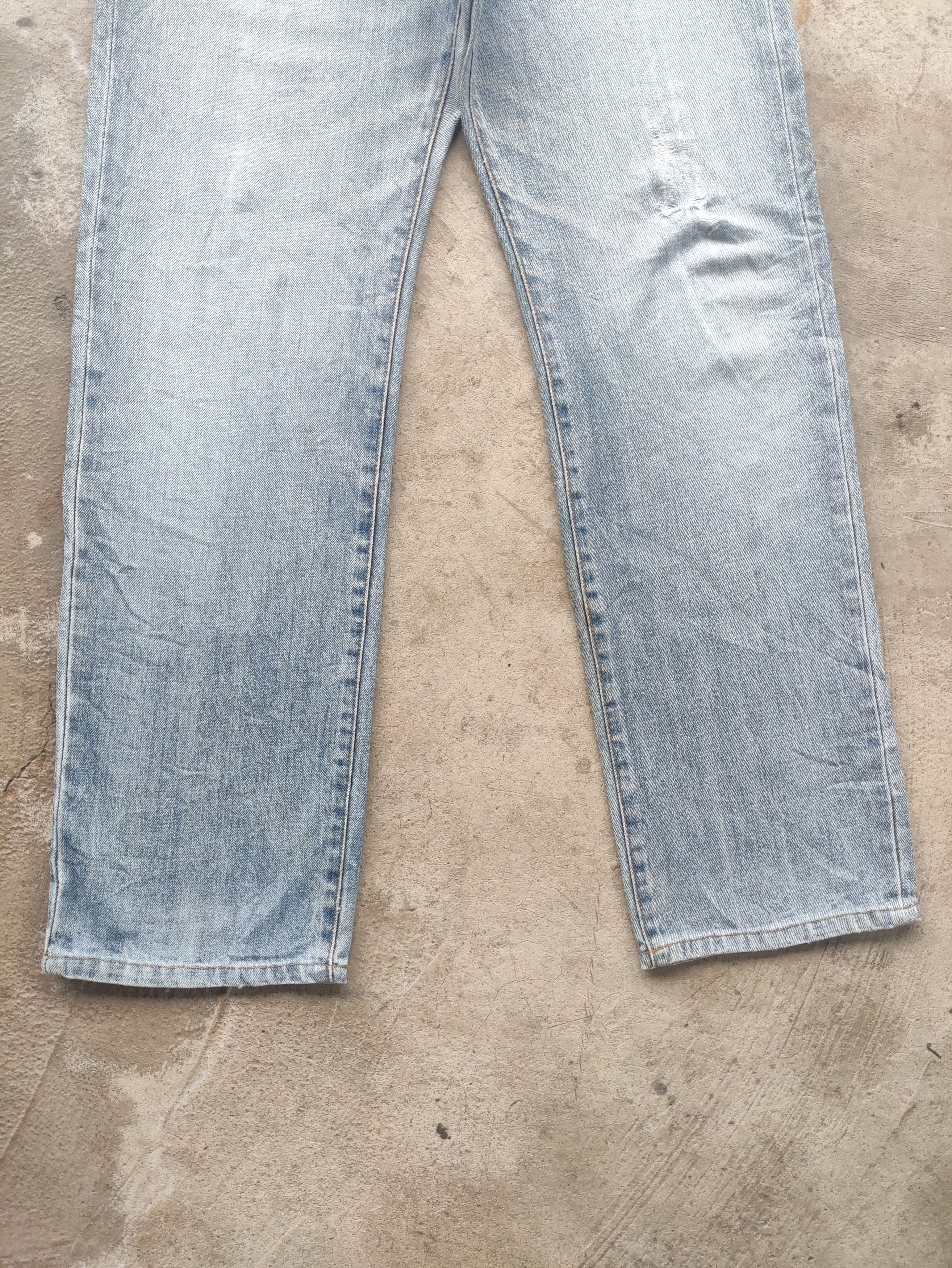 Japanese Brand Vintage Japanese Denim Distressed Faded Jean Size US 32 / EU 48 - 4 Thumbnail