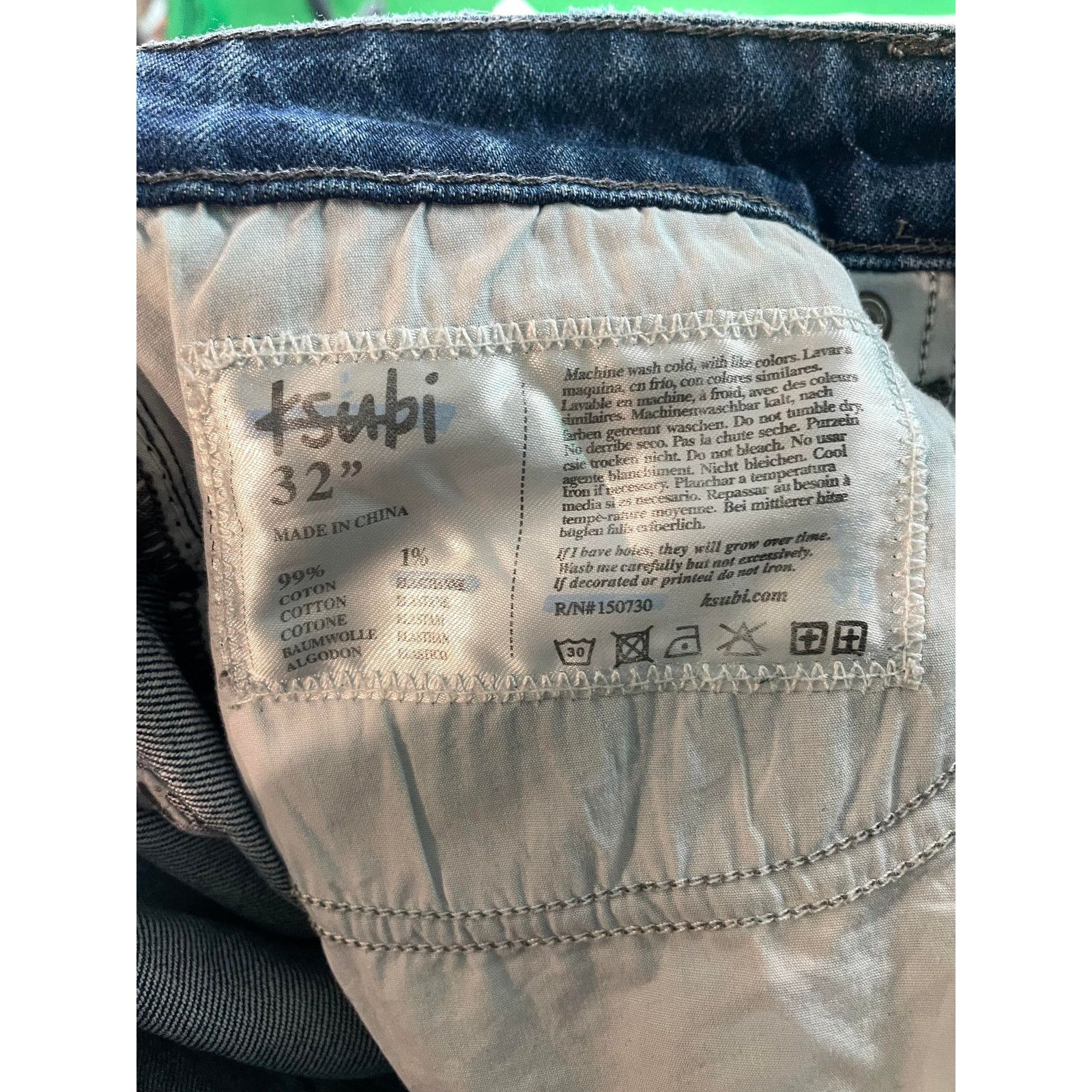 Ksubi Ksubi Dark Wash Tie Dye Jeans Size US 32 / EU 48 - 3 Thumbnail