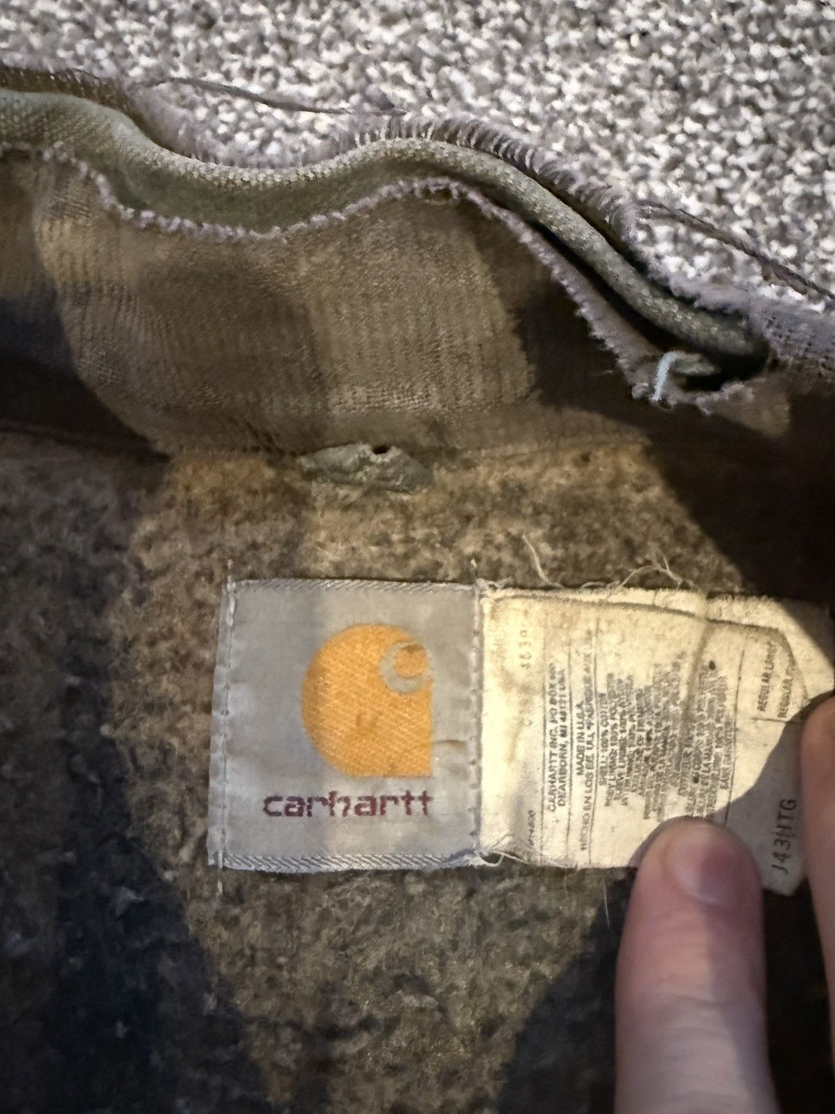 Carhartt Vintage Carhartt Detroit Jacket J43 HTG Moss Green Large Size US L / EU 52-54 / 3 - 15 Thumbnail