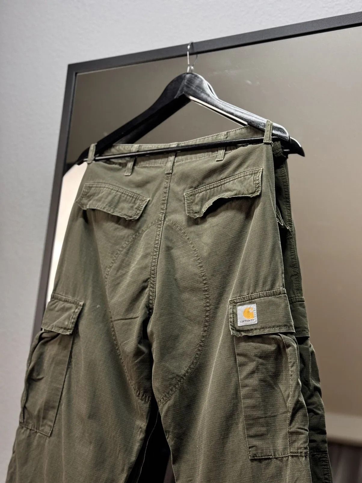 Carhartt Vintage Cargo Pants Double Knee Baggy Y2K Opium SK8 BONTAGE Size US 31 - 10 Thumbnail