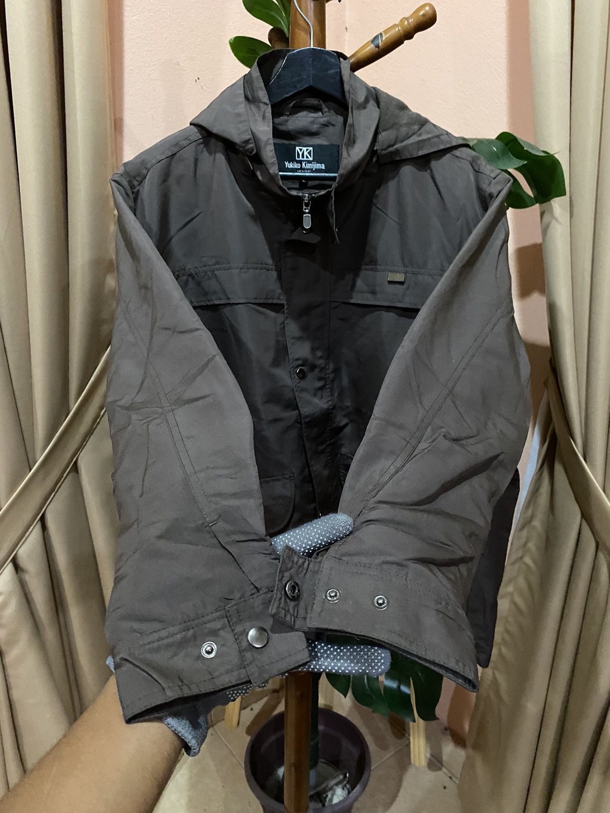 Japanese Brand YUKIKO KIMIJIMA WINDBREAKER Size US L / EU 52-54 / 3 - 7 Thumbnail