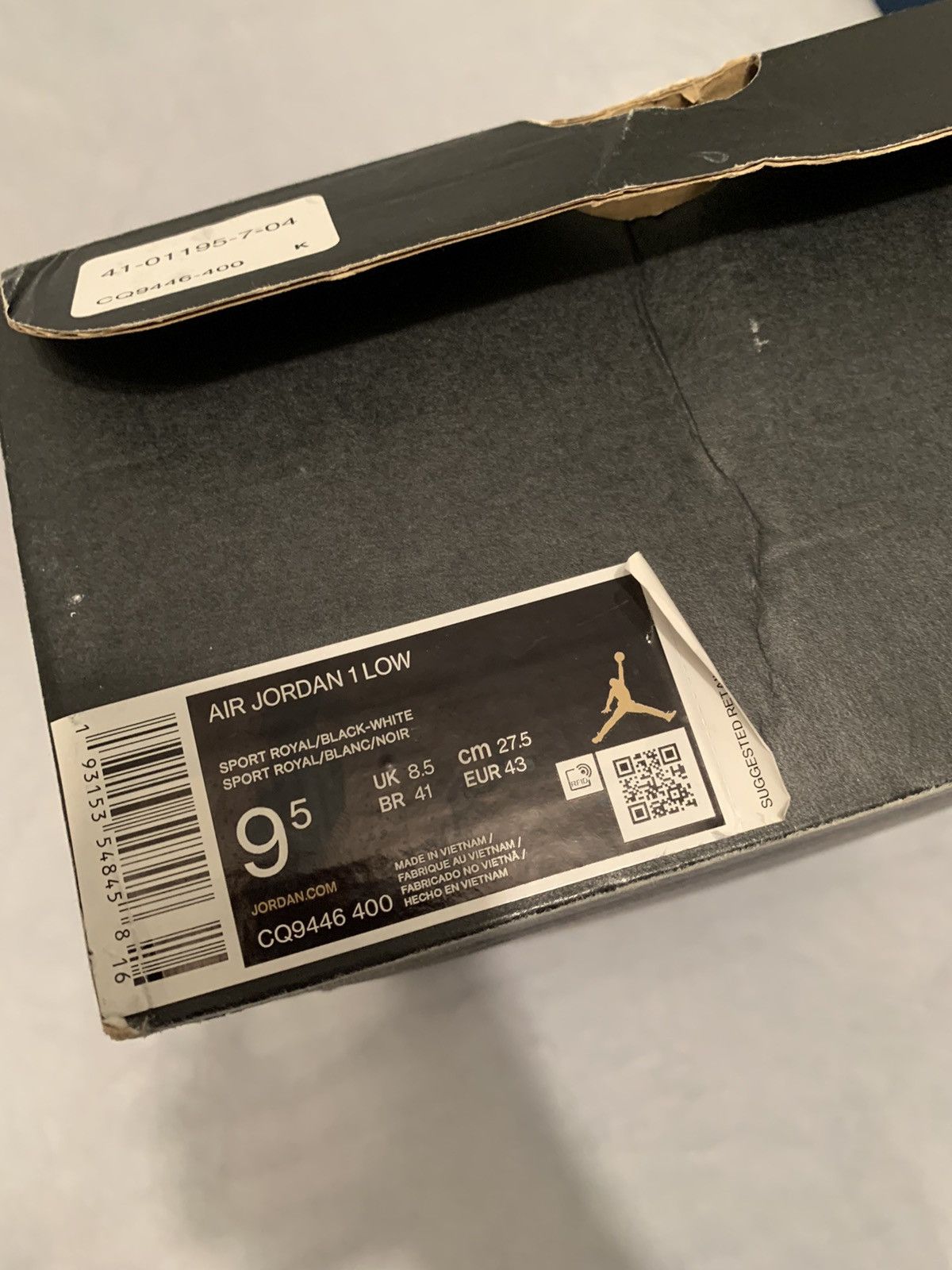 Jordan Brand Jordan 1 Low Royal Toe 2019 Size 9.5 Size US 9.5 / EU 42-43 - 10 Thumbnail
