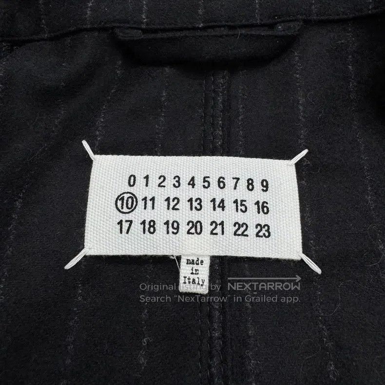 Maison Margiela Maison Margiela Striped woollen suit jacket Size US M / EU 48-50 / 2 - 2 Thumbnail