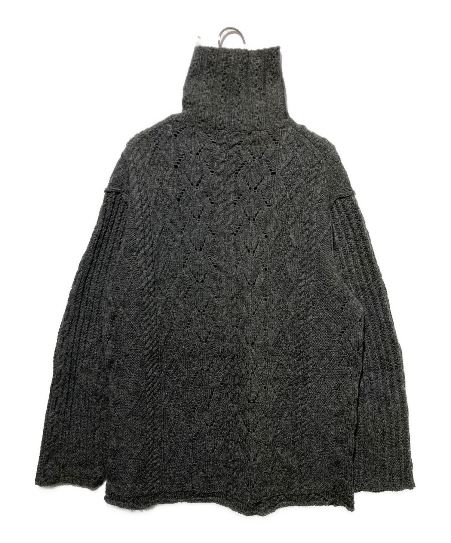 Yohji Yamamoto Yohji Yamamoto pour homme Turtleneck Cable Knit Size US M / EU 48-50 / 2 - 3 Thumbnail