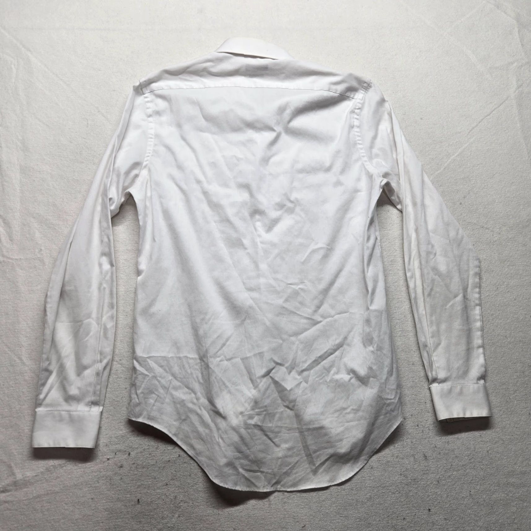 Van Heusen Van Heusen Shirt Solid White Flex Slim Fit Button-Down Adult Men's Size 15.5 Size US M / EU 48-50 / 2 - 7 Thumbnail