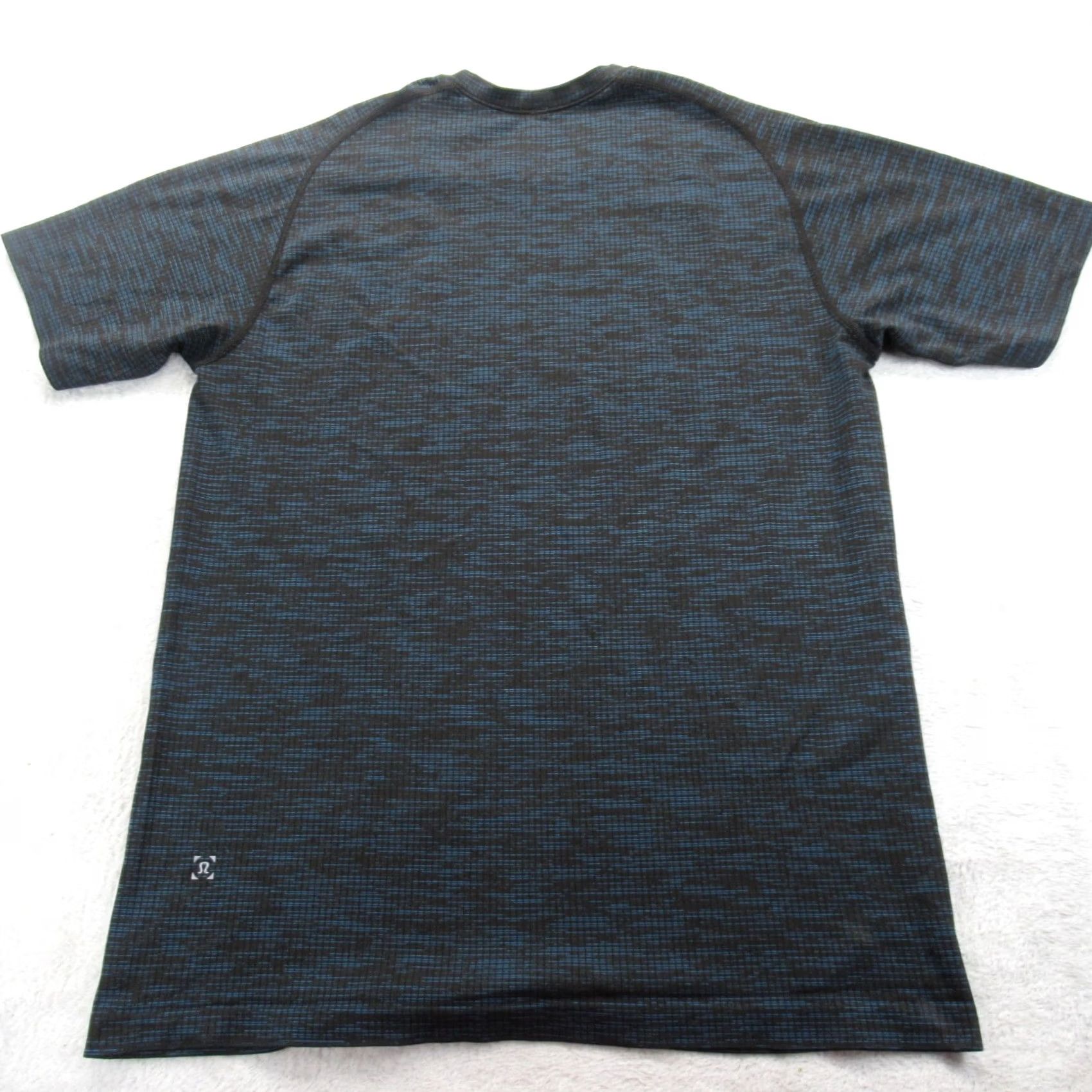 Vintage Lululeon Shirt Womens Medium Blue Black Short Sleeve Get Sweaty Get Outside Size M / US 6-8 / IT 42-44 - 2 Thumbnail