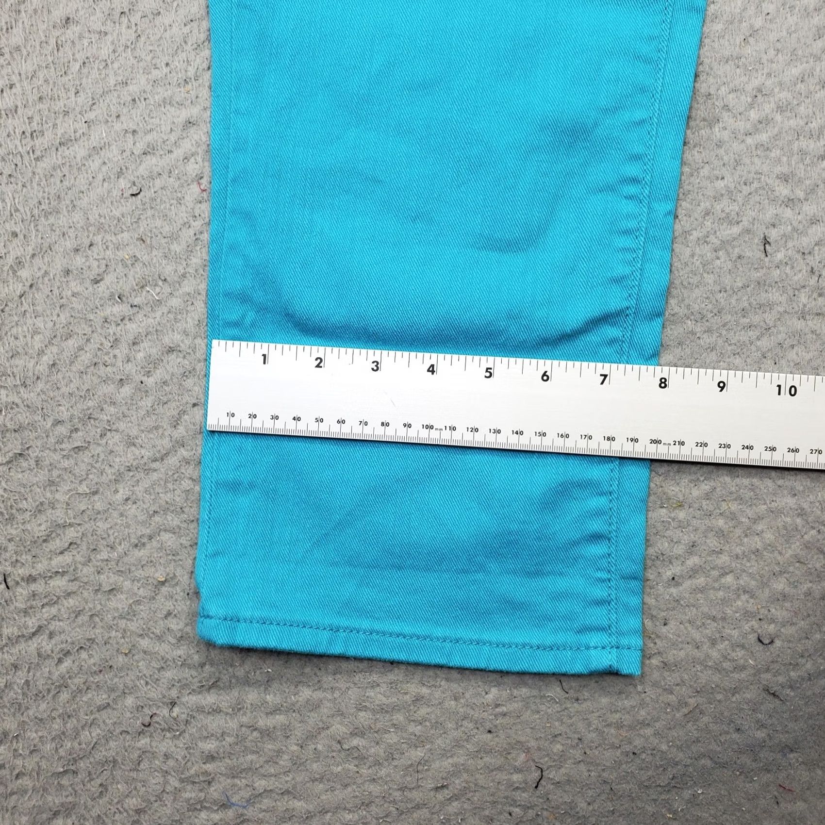Levi's Levi's Cropped Jeans Womens 10 Blue Denim Medium Wash 5-Pockets Straight Leg Size 32" / US 10 / IT 46 - 5 Thumbnail