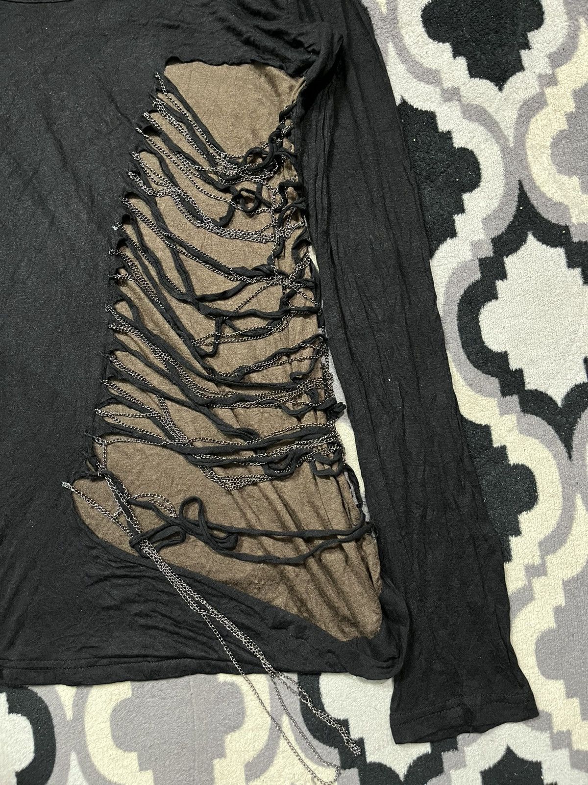 Hysteric Glamour Cherie distressed chains longsleeve tshirt Size US S / EU 44-46 / 1 - 3 Thumbnail