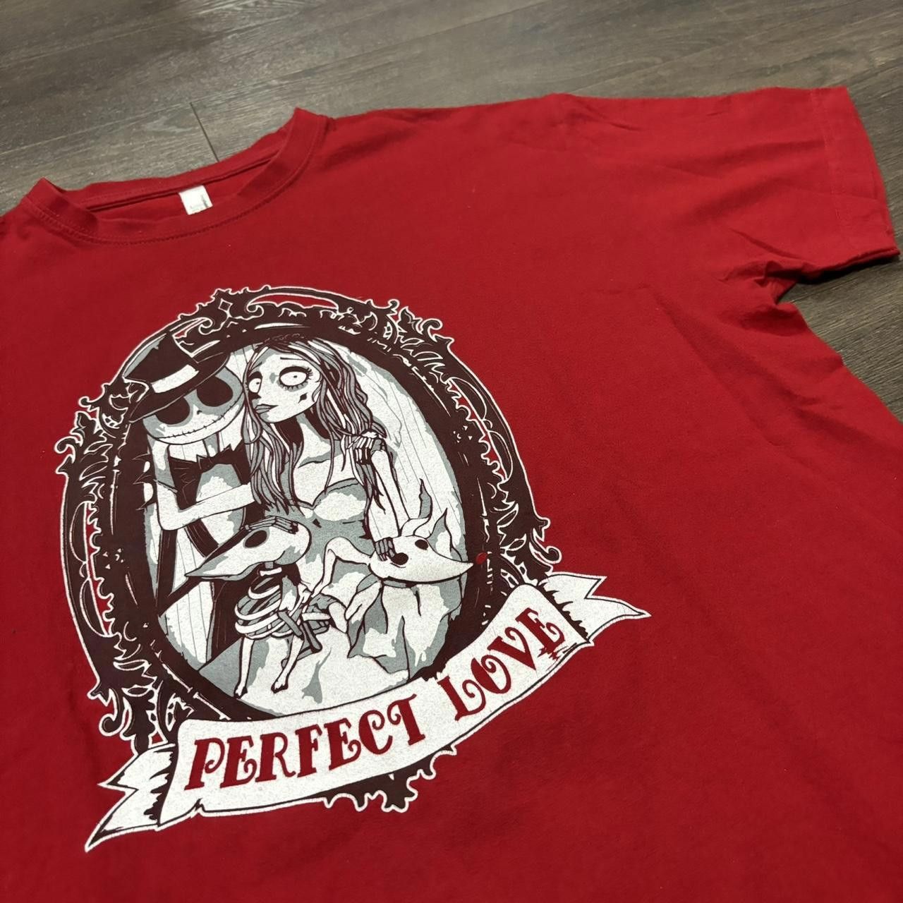Disney nightmare before Christmas perfect love t shirt L 00s Size US L / EU 52-54 / 3 - 1 Thumbnail