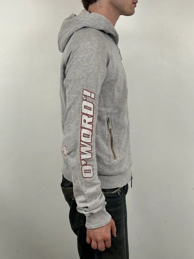 Dsquared2 SS2005 Dsquared2 Grey Signature Distressed Zip-up Hoodie Size US M / EU 48-50 / 2 - 3 Thumbnail