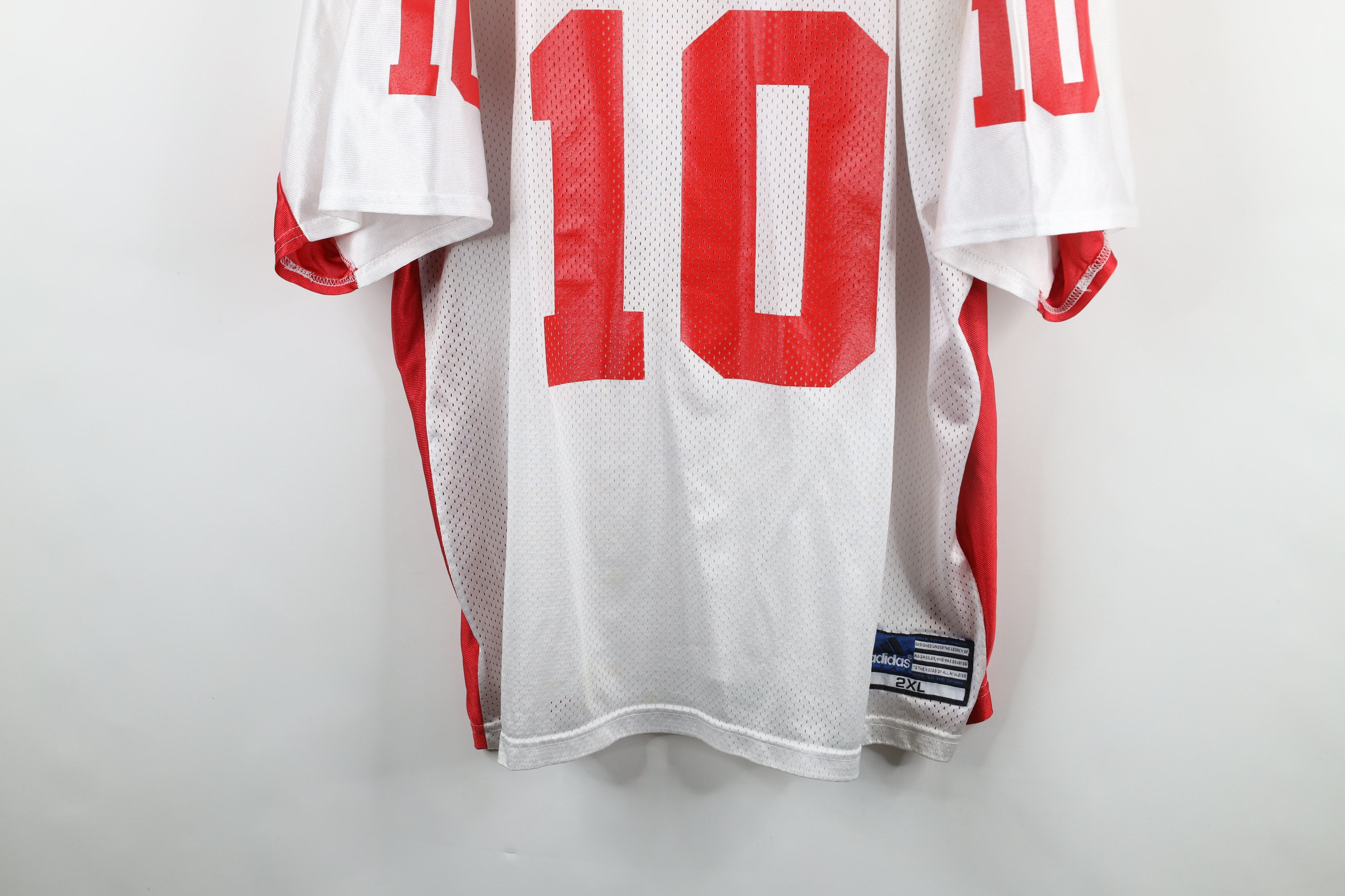 Adidas × Vintage Vintage 90s Adidas University of Nebraska Jersey #10 Size US XXL / EU 58 / 5 - 3 Thumbnail