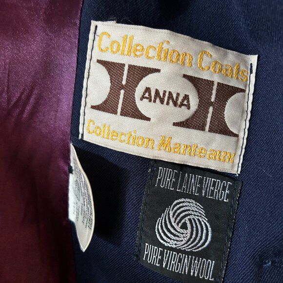 Other Anna Collection Coats Trench Coat - Pure Wool Size M / US 6-8 / IT 42-44 - 3 Thumbnail