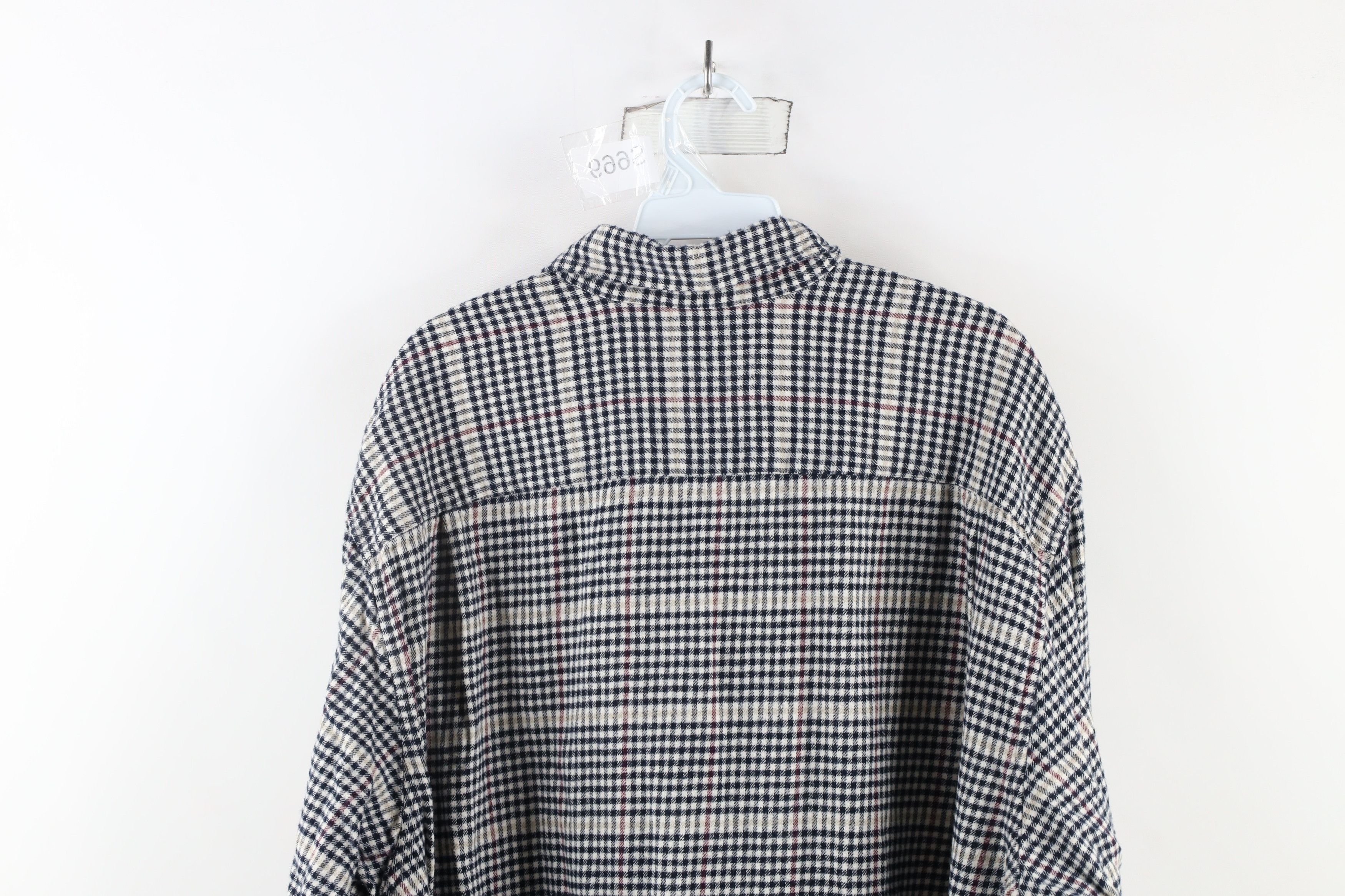 Vintage Vintage 90s Streetwear Collared Button Down Shirt Plaid Size US XXL / EU 58 / 5 - 8 Thumbnail