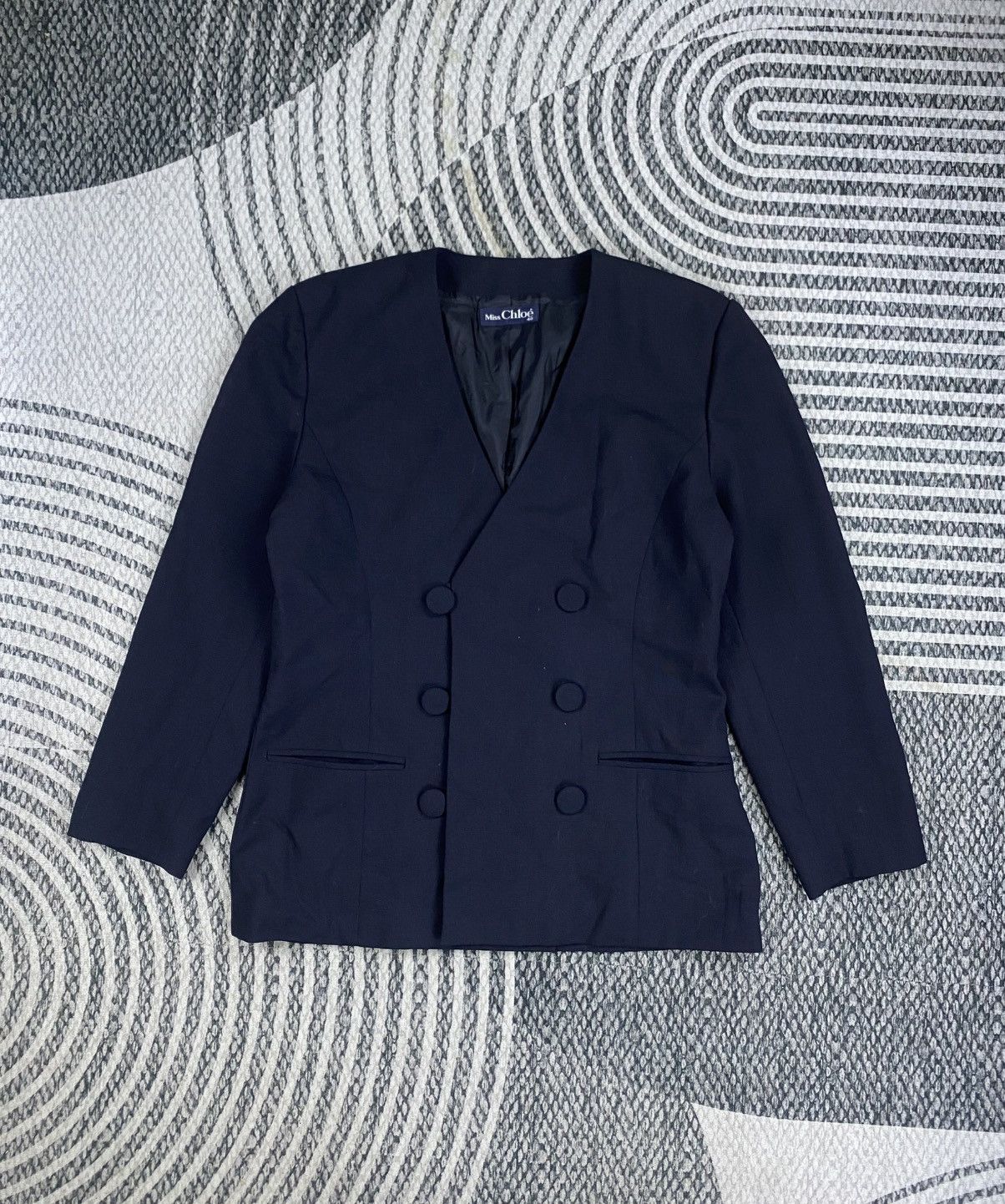 Chloe Vitg Miss Chloe’ Navy Color Double Breasted Jacket Size M / US 6-8 / IT 42-44 - 1 Thumbnail