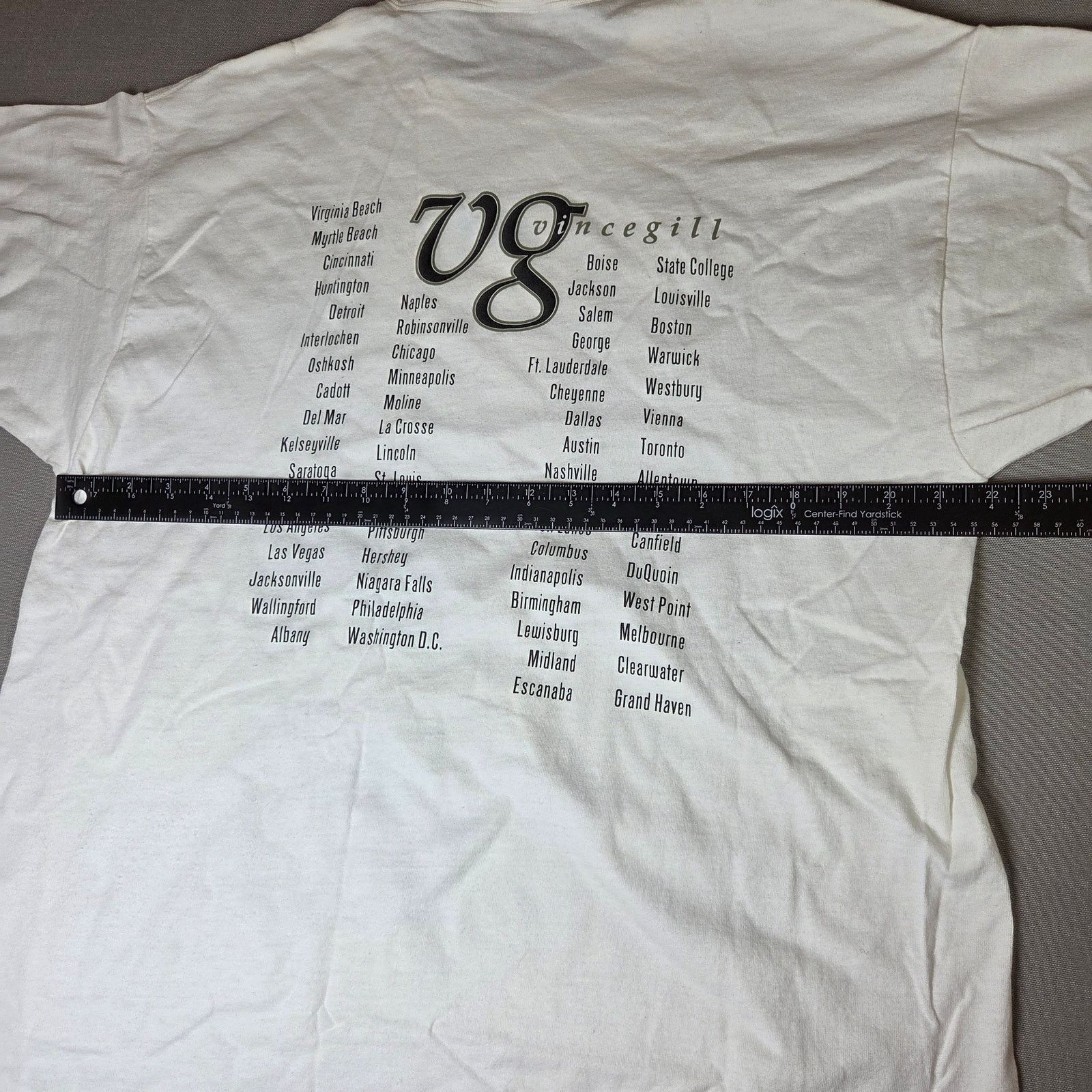 Fruit Of The Loom Vince Gill 1998 Vintage Tour Tee Shirt XL Size US XL / EU 56 / 4 - 12 Thumbnail