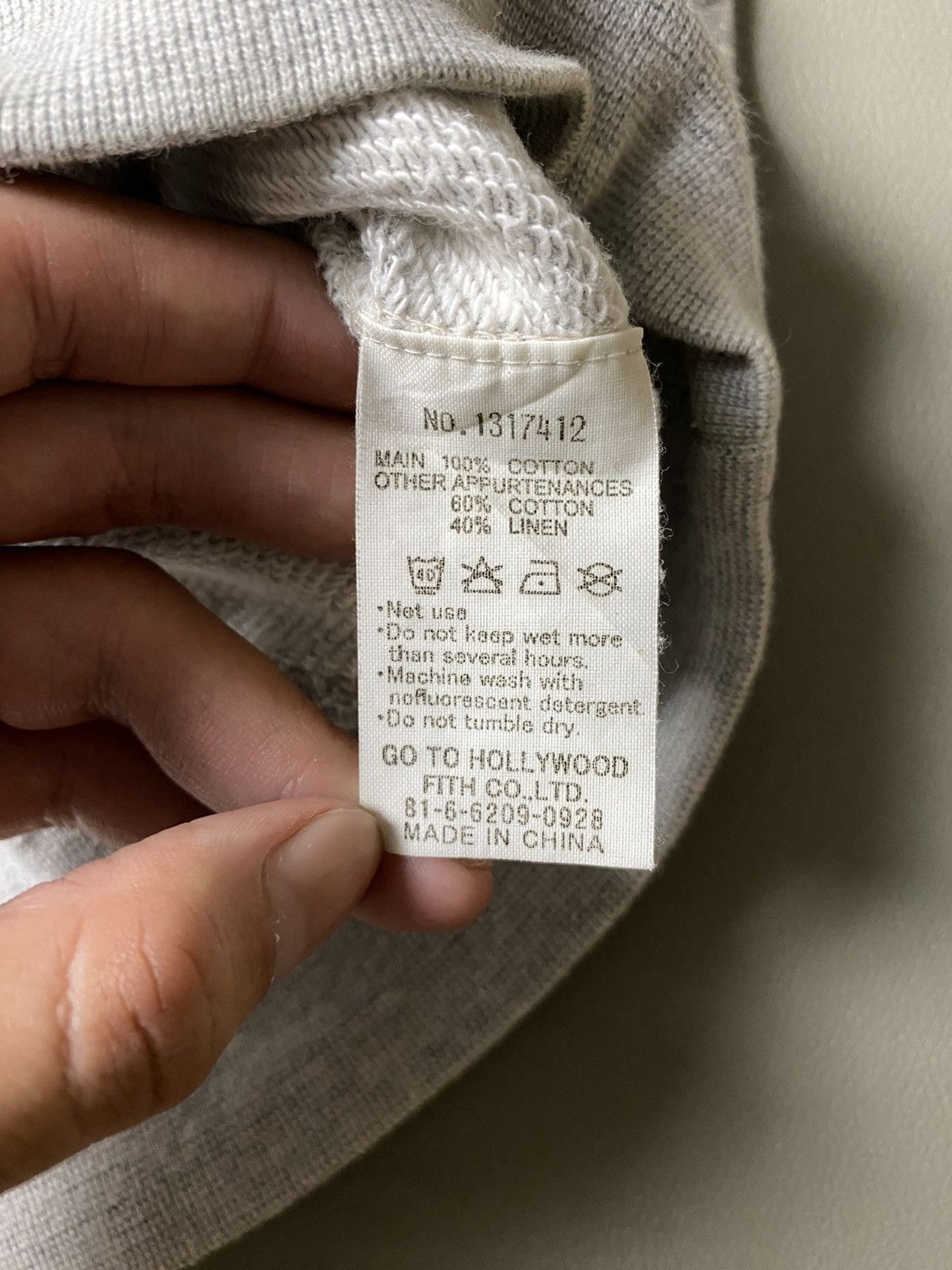 If Six Was Nine × Japanese Brand × Le Grande Bleu (L.G.B.) Go To Hollywood Archive Double Hoodie Size US M / EU 48-50 / 2 - 8 Thumbnail