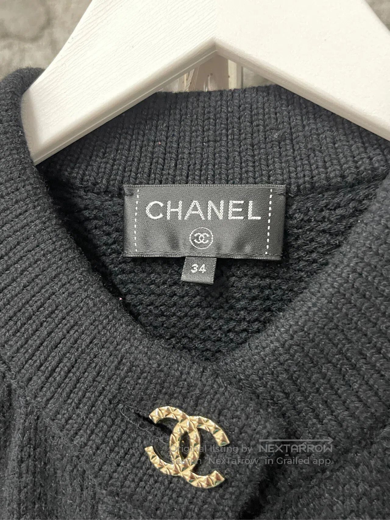 Chanel Chanel Wool Cardigan in Excellent Condition. Size XS / US 0-2 / IT 36-38 - 6 Thumbnail