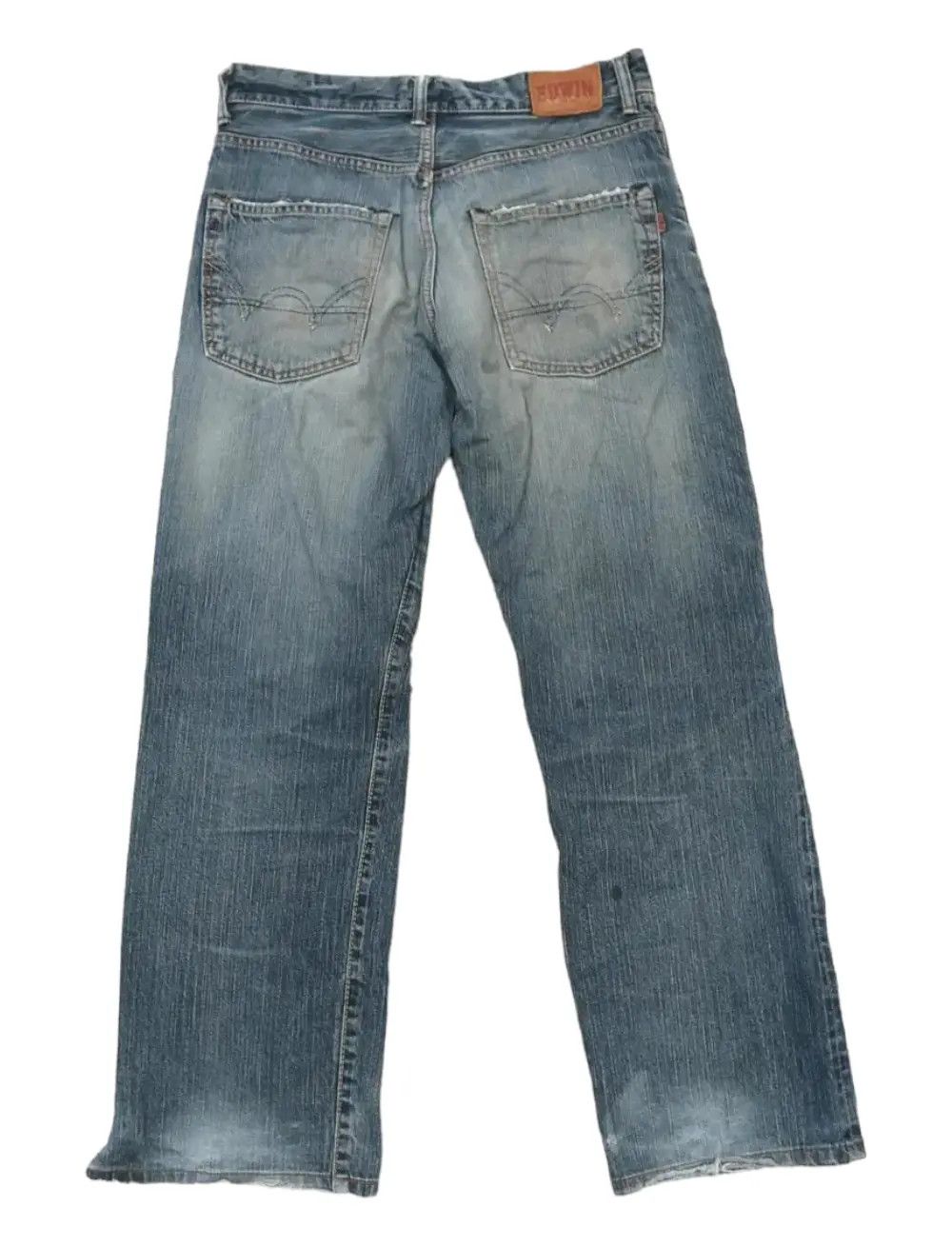 Edwin Vintage Edwin 505z Selvedge Distressed Jeans Size US 32 / EU 48 - 3 Thumbnail
